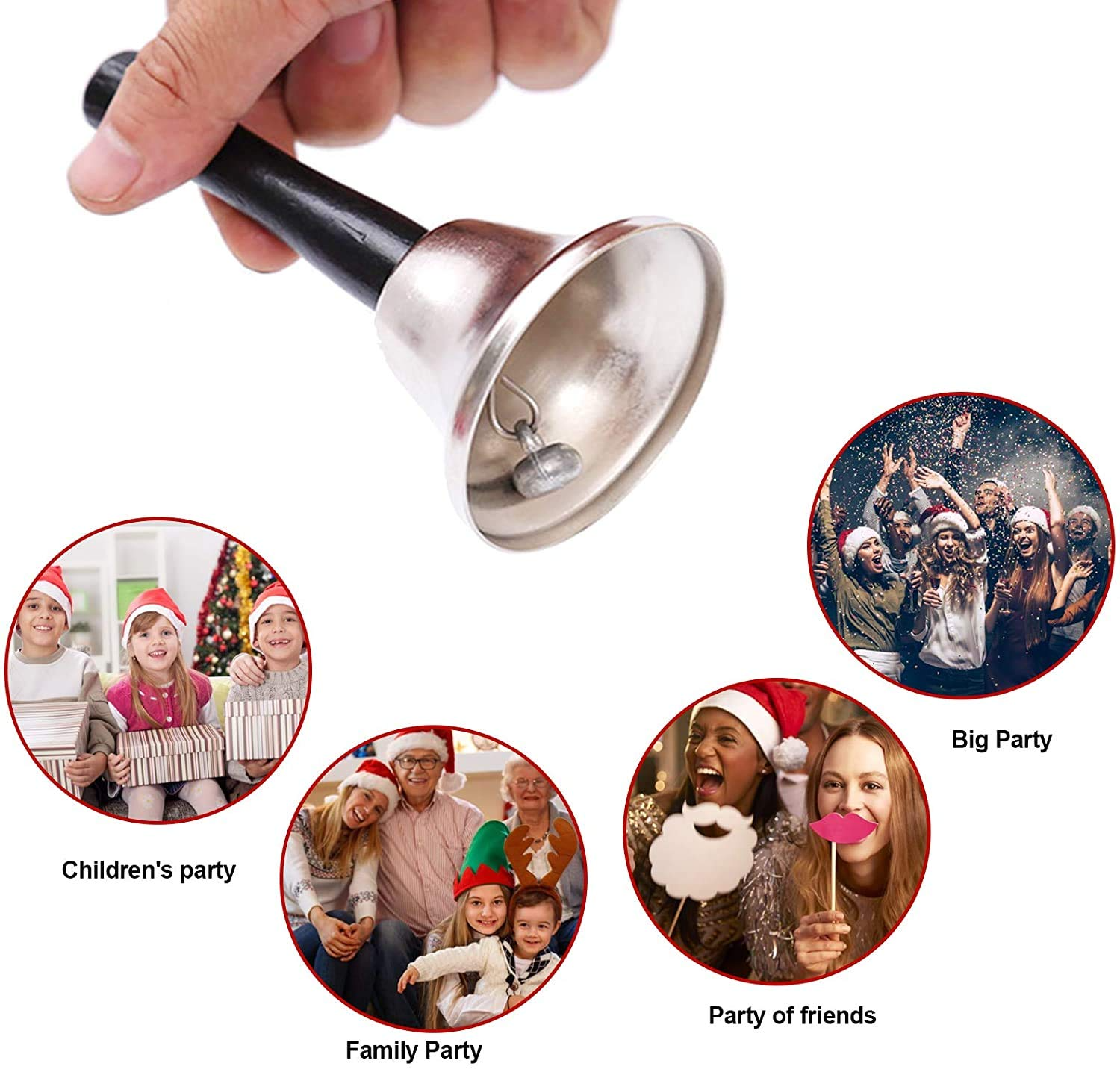 Metal Christmas Hand Bell 4