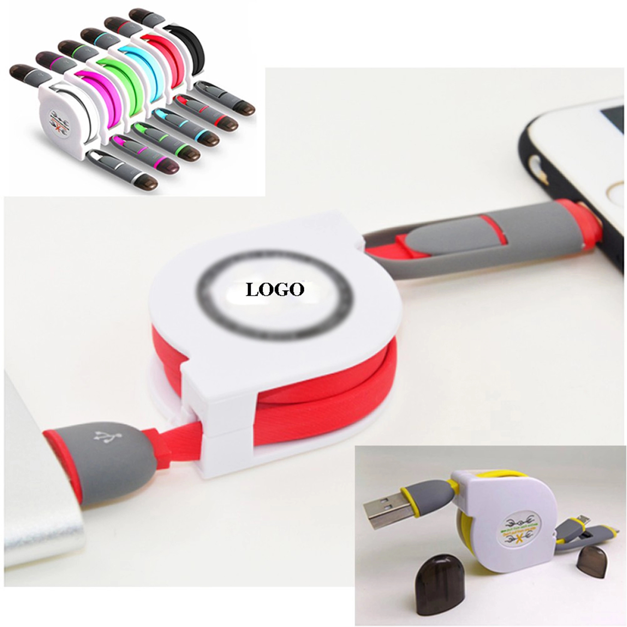 2 In1 USB Retractable Charging Cable 4