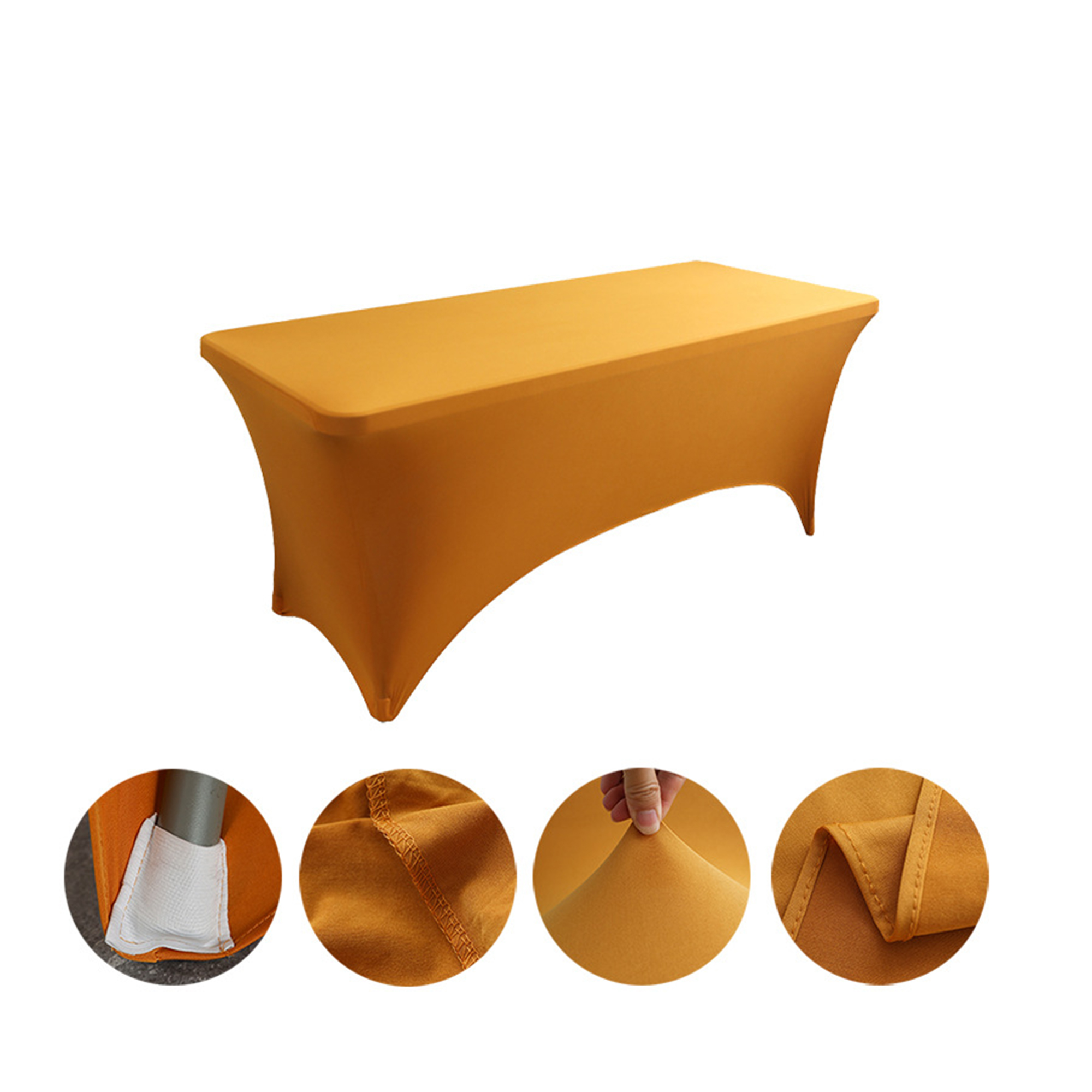 Six Foot Full Color Spandex Fitted Table Cover 3
