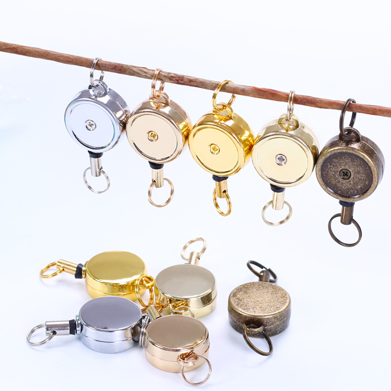 Telescopic Metal Badge Reel with Key Ring 7