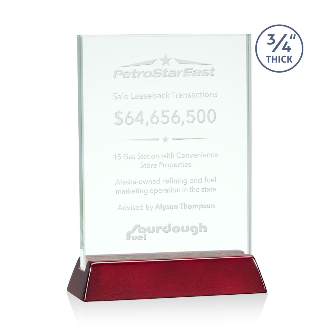Walkerton Award - Jade/Rosewood (Vert) 2