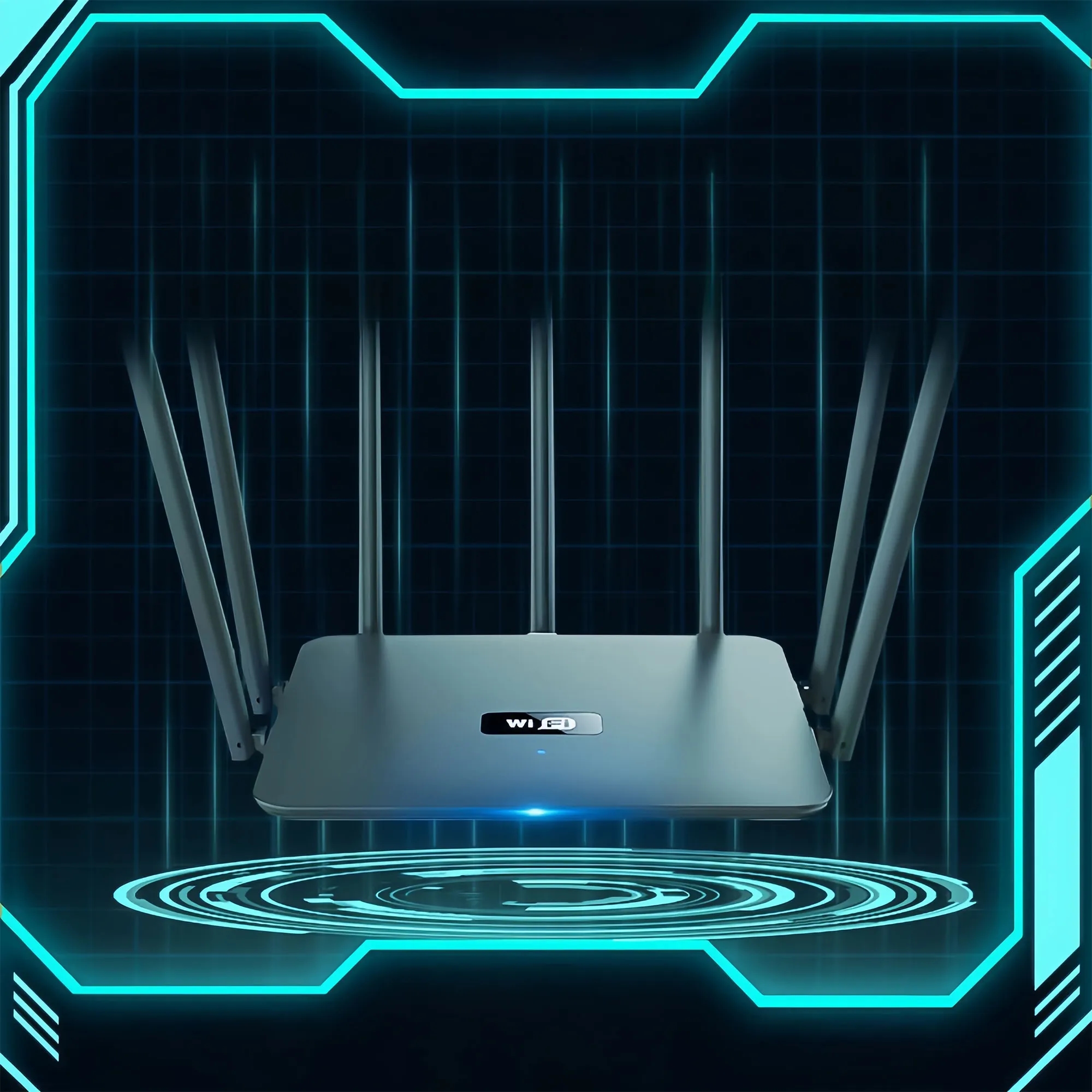 Powerful Wall Penetrating Dual Band 5G Gigabit WiFi Router 1