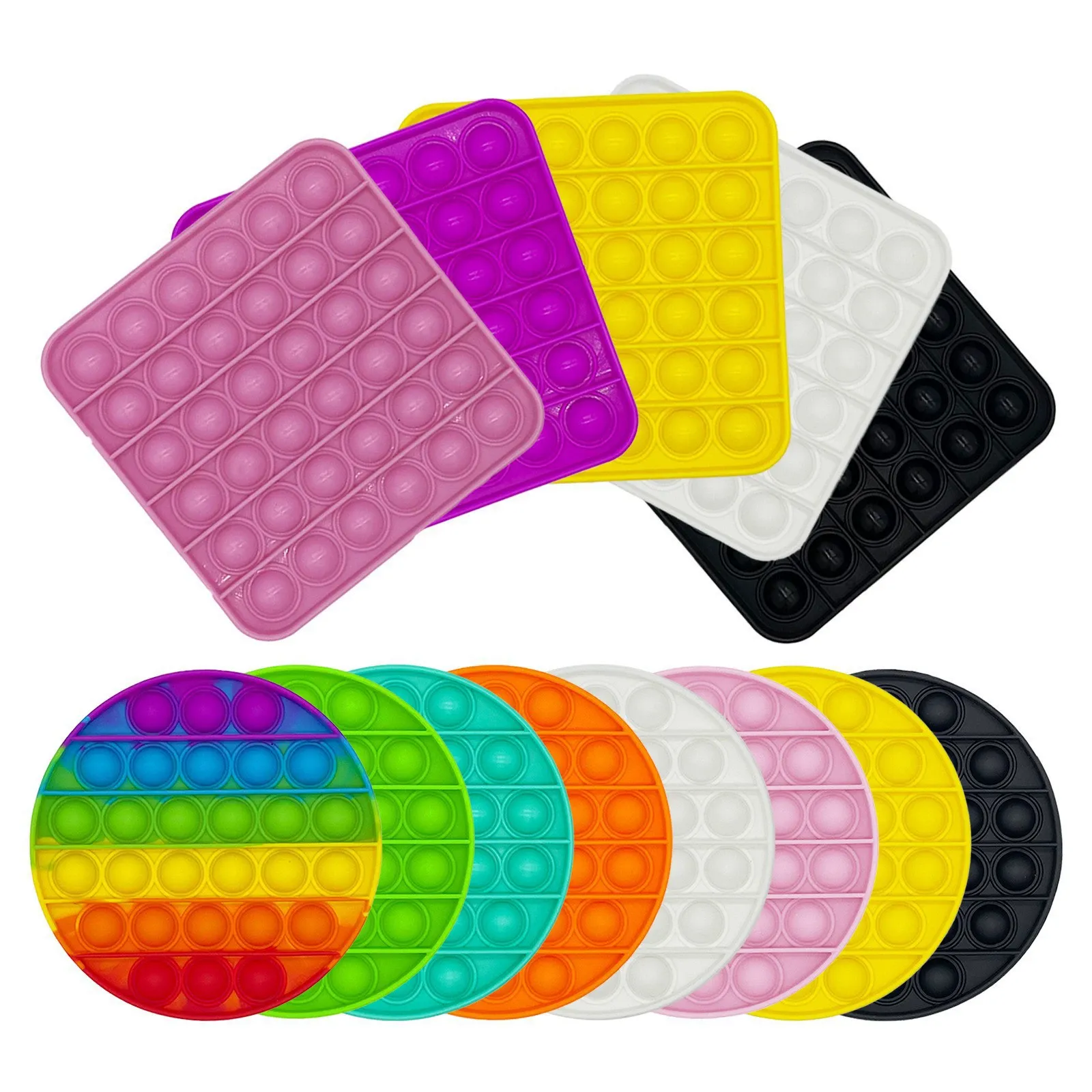 Stress Reliever Fidget Silicone Pop It Toy Antistress