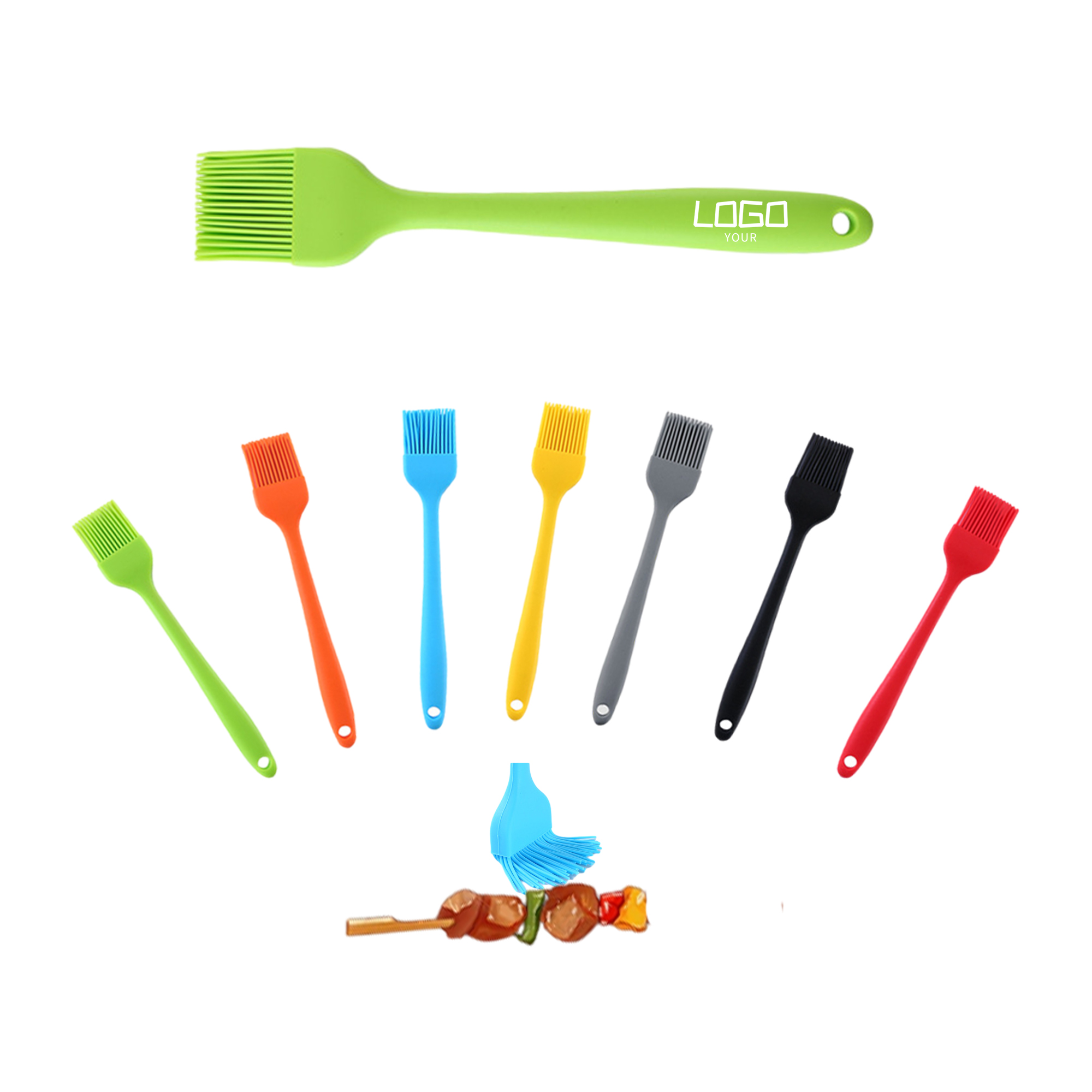 Easy To Clean One Silicone Baking And BBQ Brush 2