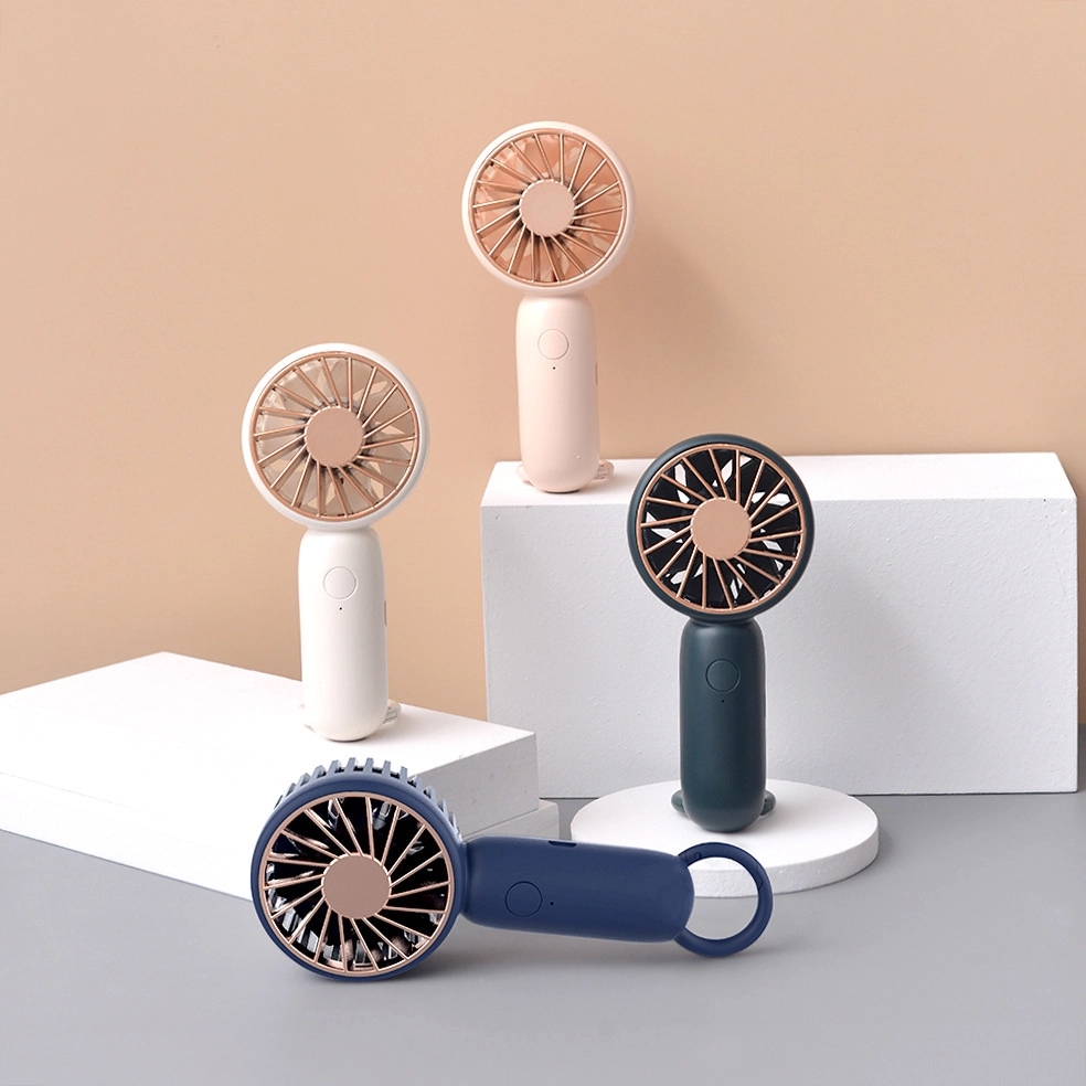 Custom Portable Handheld Mini Fan with Climbing Buckle 7