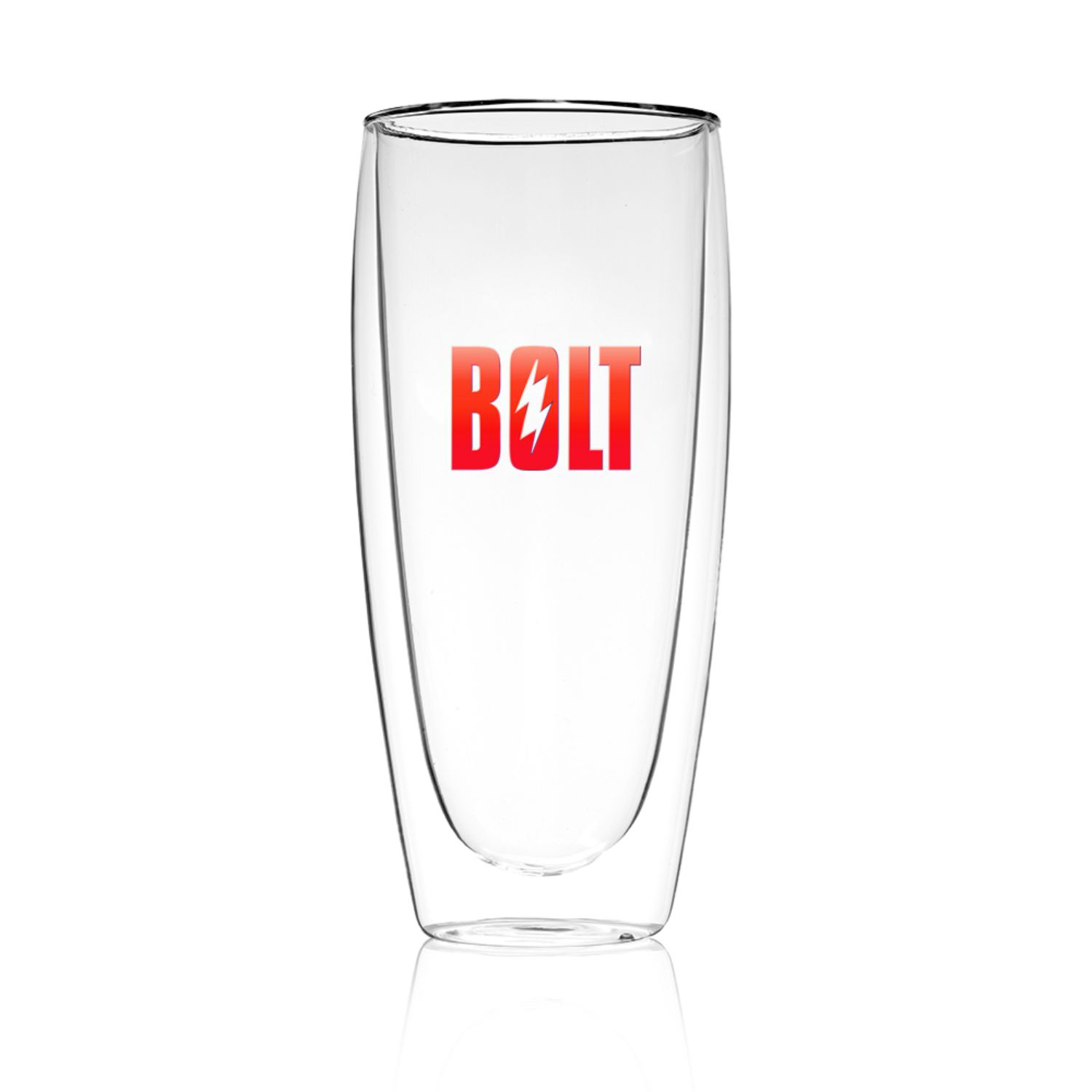22 oz. Lagos Tall Double Wall Glasses Mugs W/ Custom Logo 2