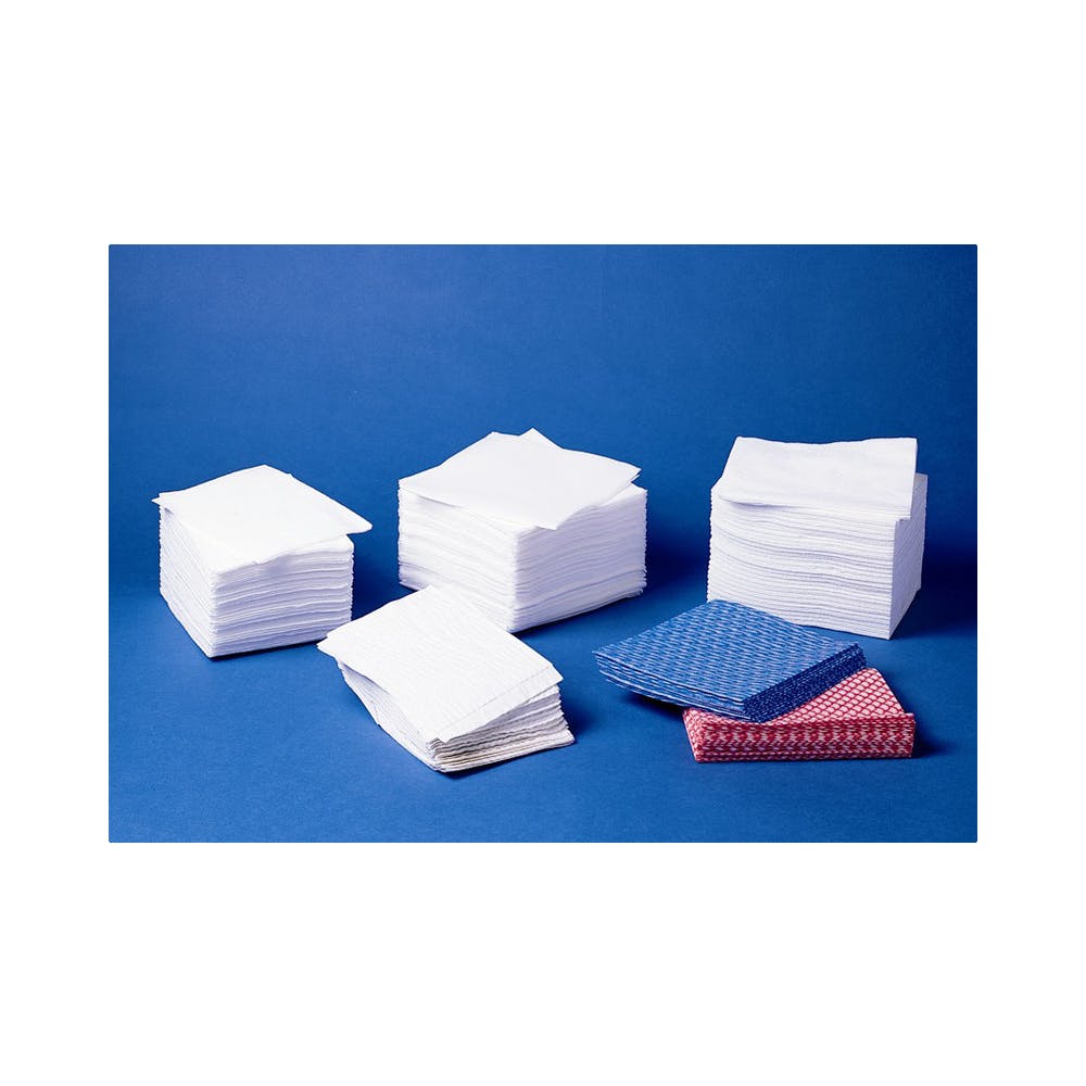 Dry Disposable Washcloths - White Deluxe 2