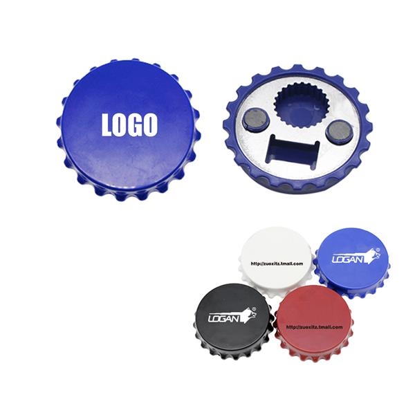 Beer Cap Shaped Magnetic Bottle Opener 2