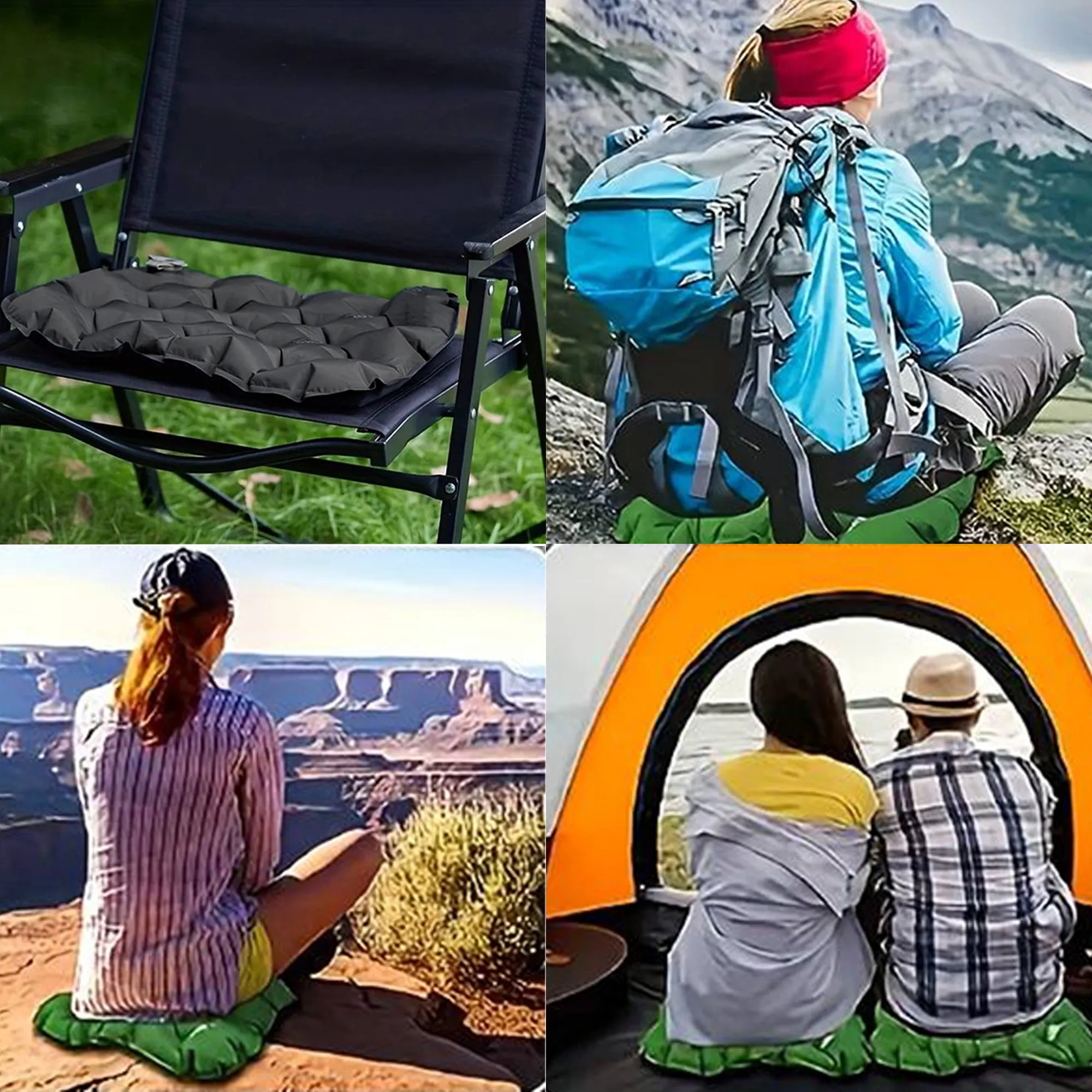 Foldable Thickened Moisture-Proof Inflatable Seat Cushion 3