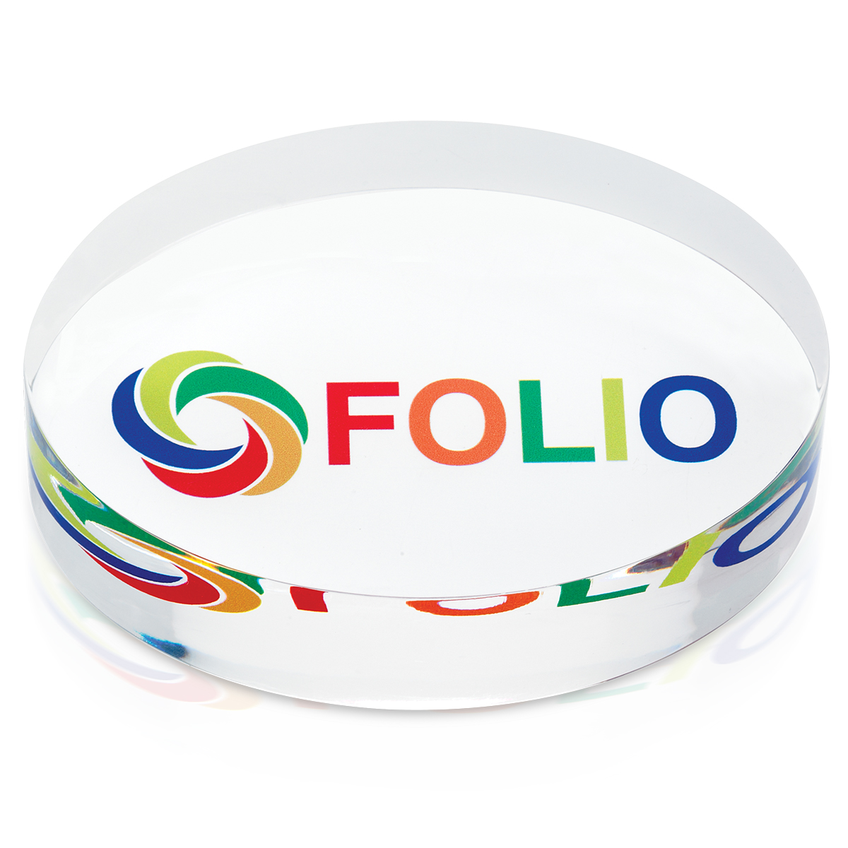 JAFFA® Oval Acrylic Paperweight 7