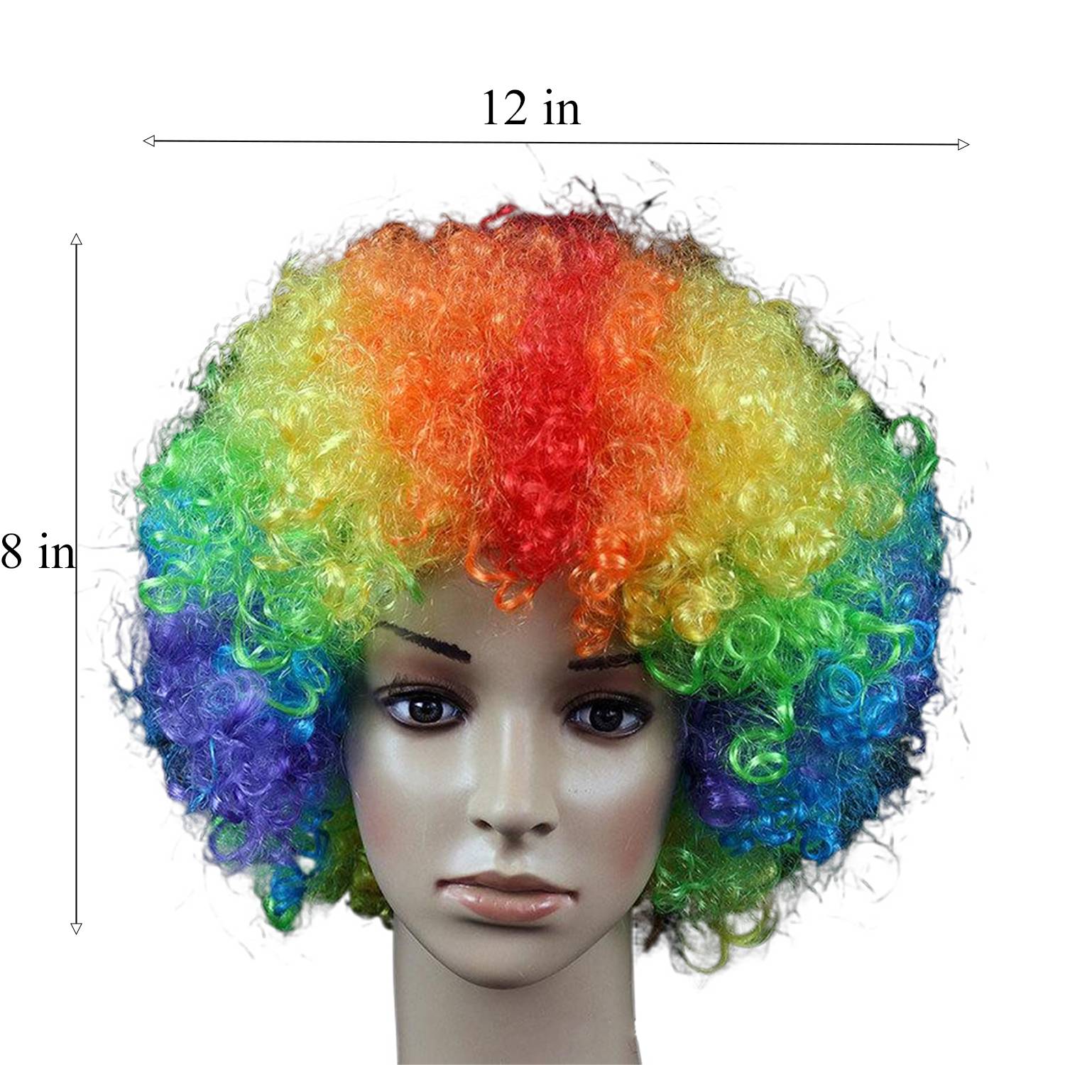 Short Breathable Fluffy Afro Curly Wigs 15