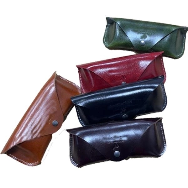 Hand-Stitched Leather Glasses Case 3