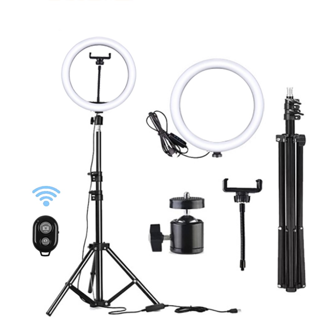 LED Selfie Ring Light with Tripod Stand 3