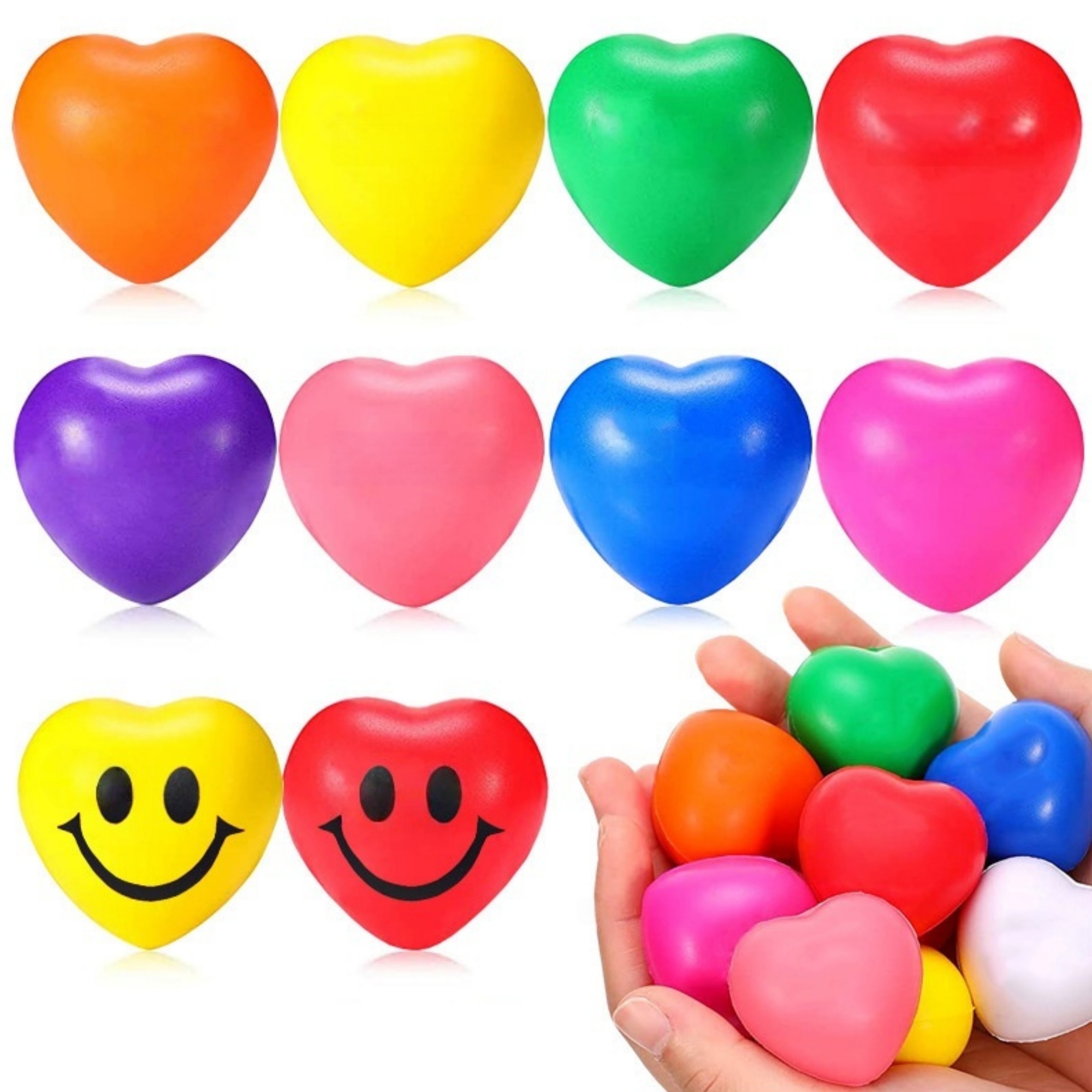 Foam Relief Heart Shaped Stress Ball 3