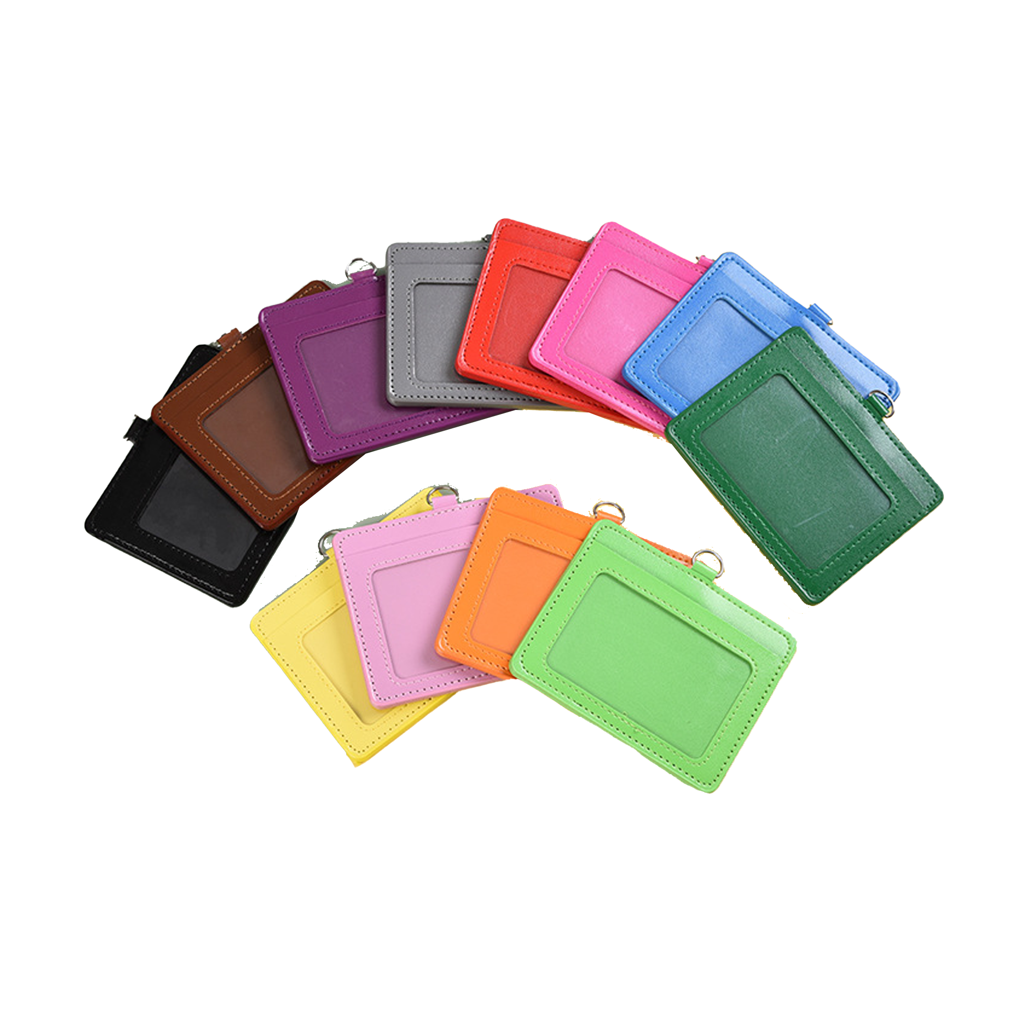 Durable PU Leather ID Badge Holder Wholesale Clearance 1
