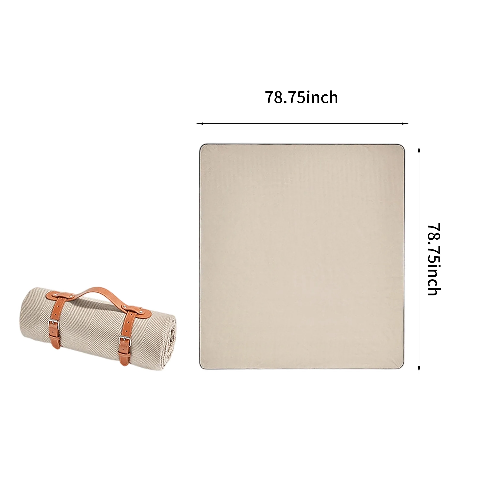 Cotton Foldable Picnic Mat 6