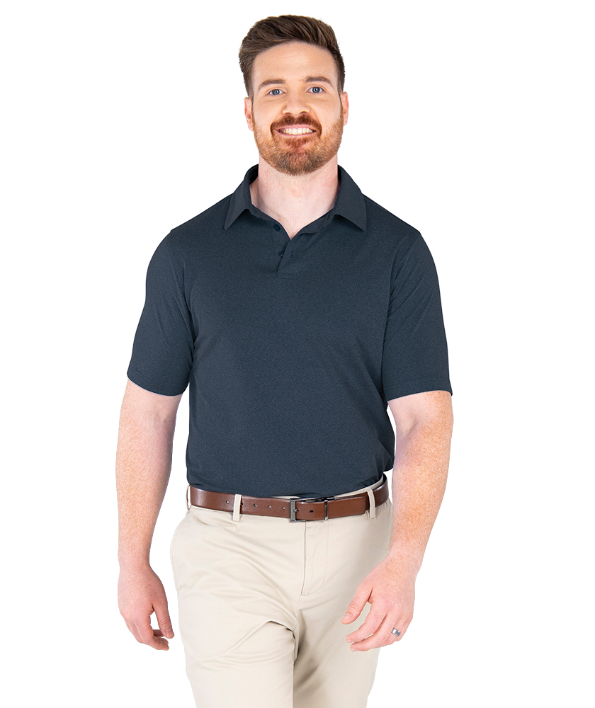 Men's Heathered Eco-Logic Stretch Polo 58
