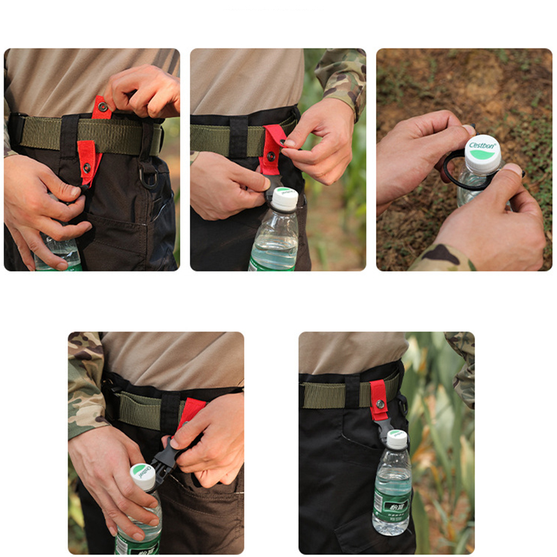Outdoor Portable Water Bottle Hanging Buckle Clip 9