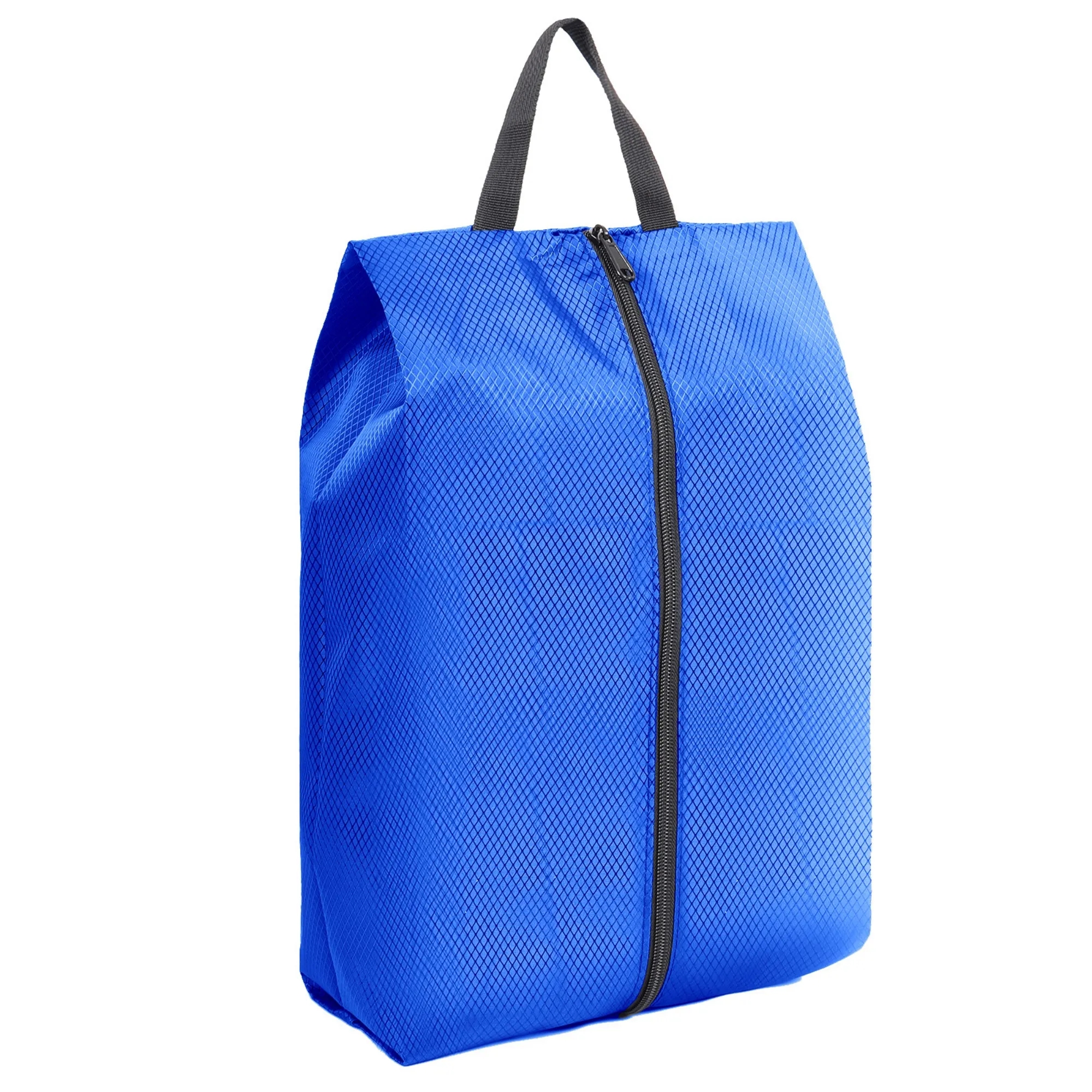 Waterproof Diamond-Lattice Nylon Handheld Shoe Storage Bag 13