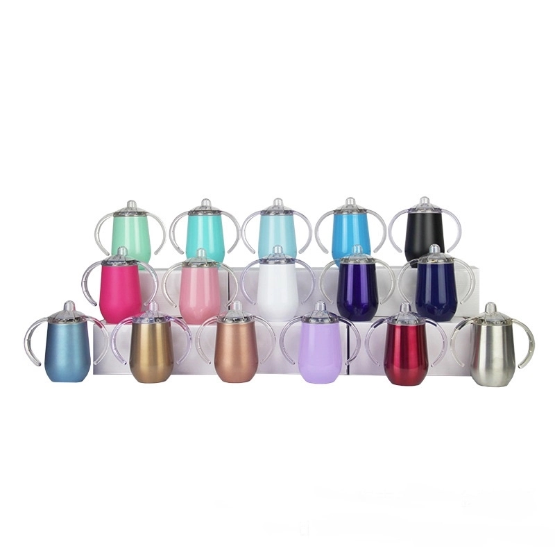10 OZ Stainless Steel Baby Sippy Trumbler 2