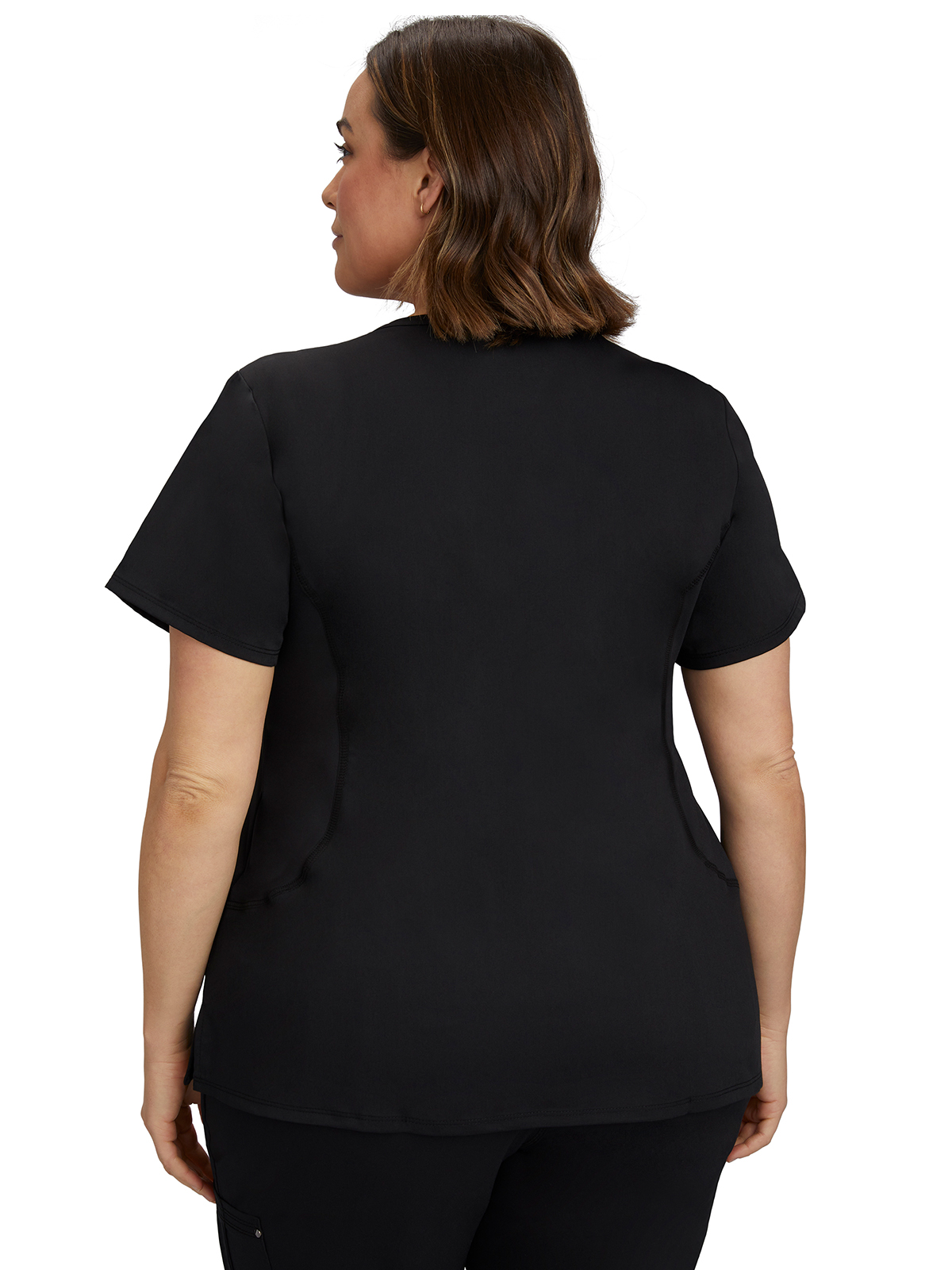 Healing Hands - HH Purple Label - Women's 2-Pocket Juliet Stylish V-Neck Top 2
