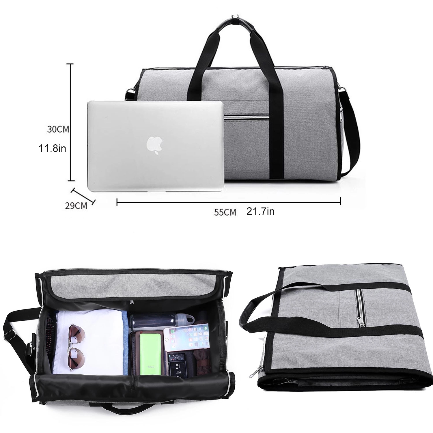 Suit Carry On Garment Bag With Shoulder Strap 3