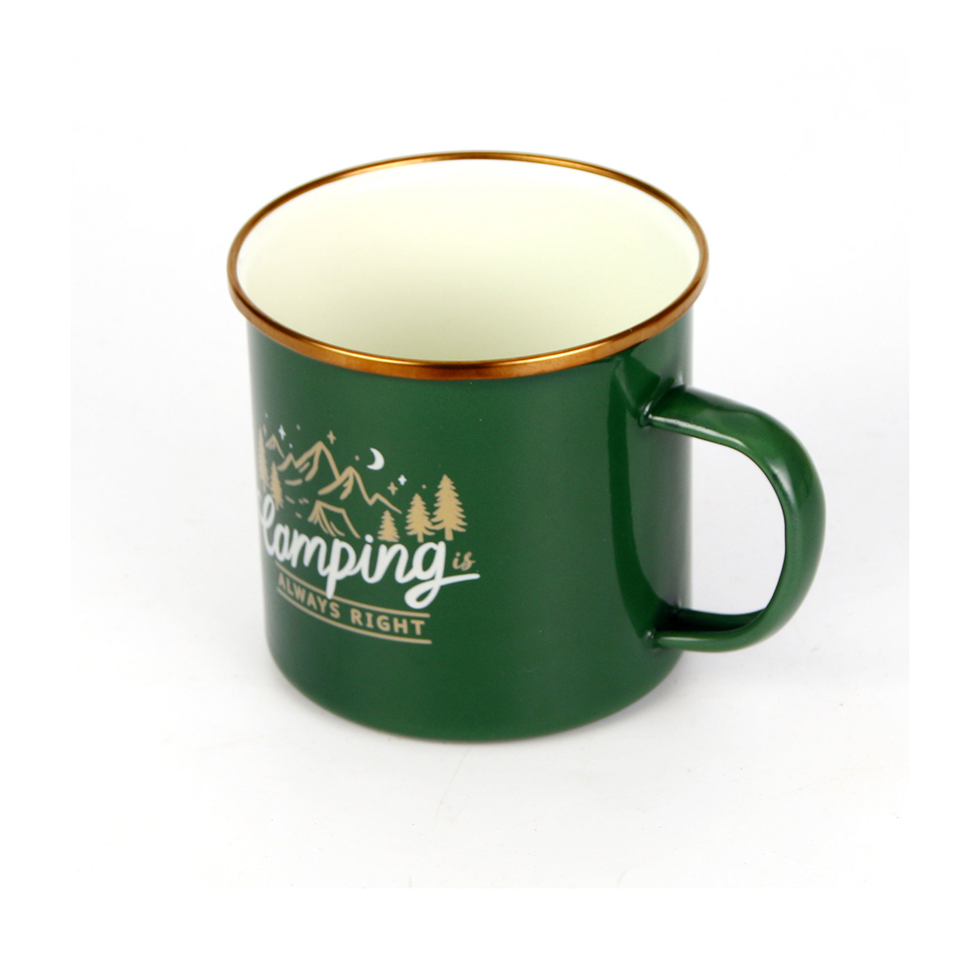 Custom Logo Camping Enamel Mug 2