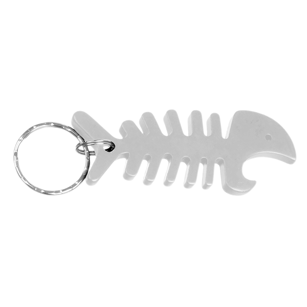 Fish Bone Bottle Opener Keychain 2