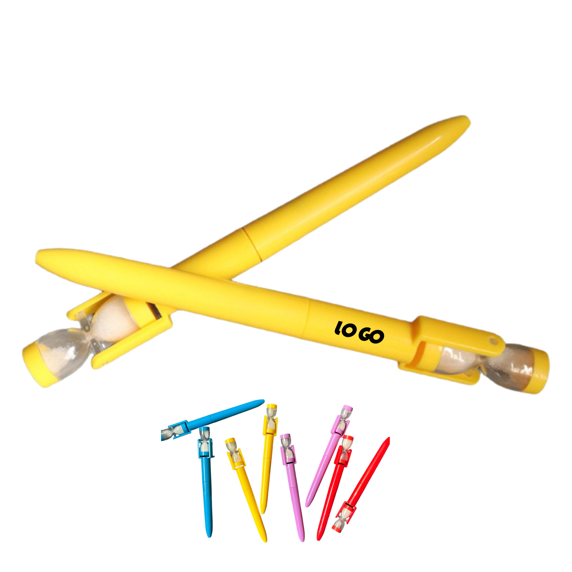 Logo Customizable Hourglass Pen 1