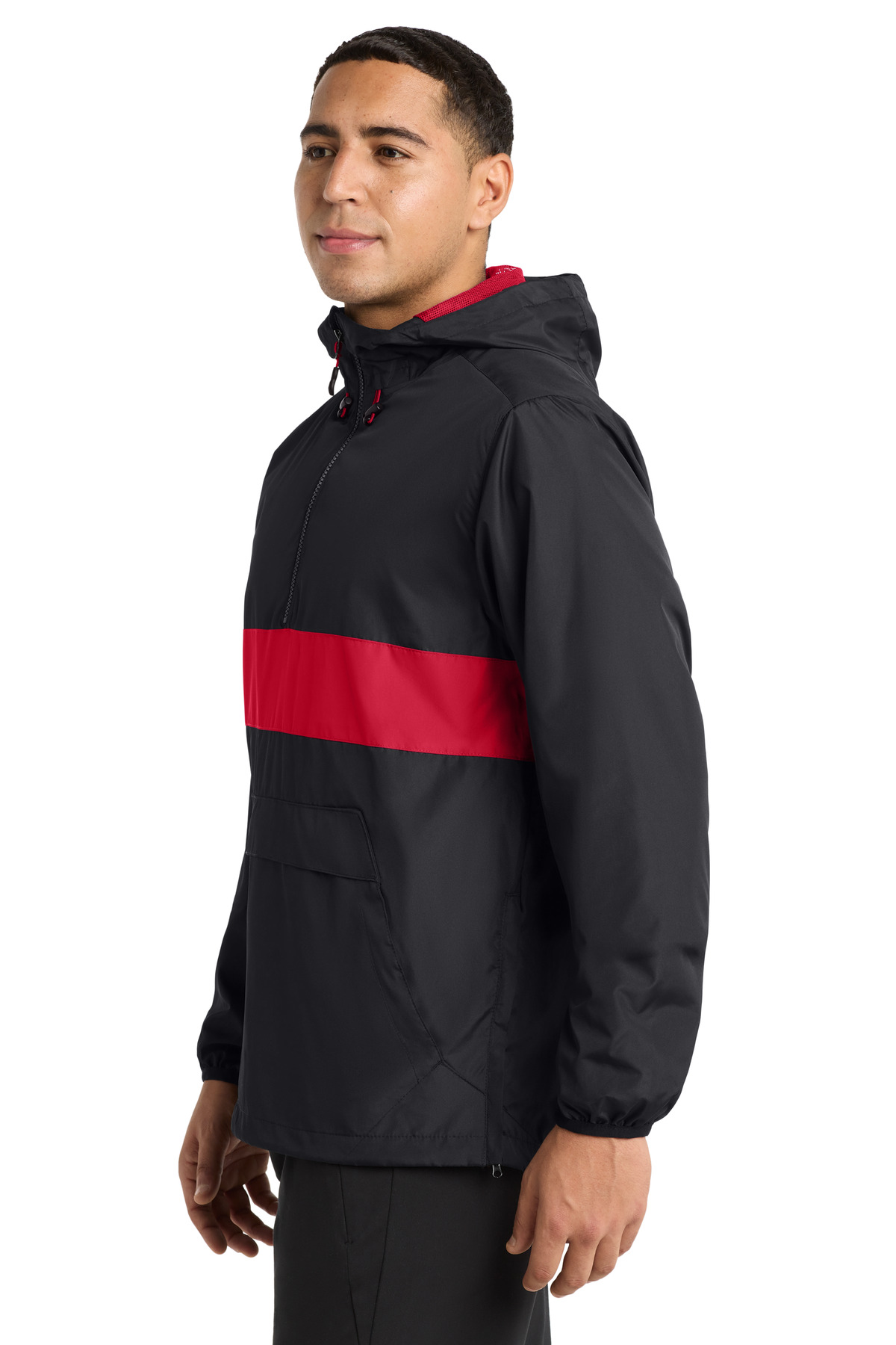 Sport-Tek Zipped Pocket Anorak. JST65 18