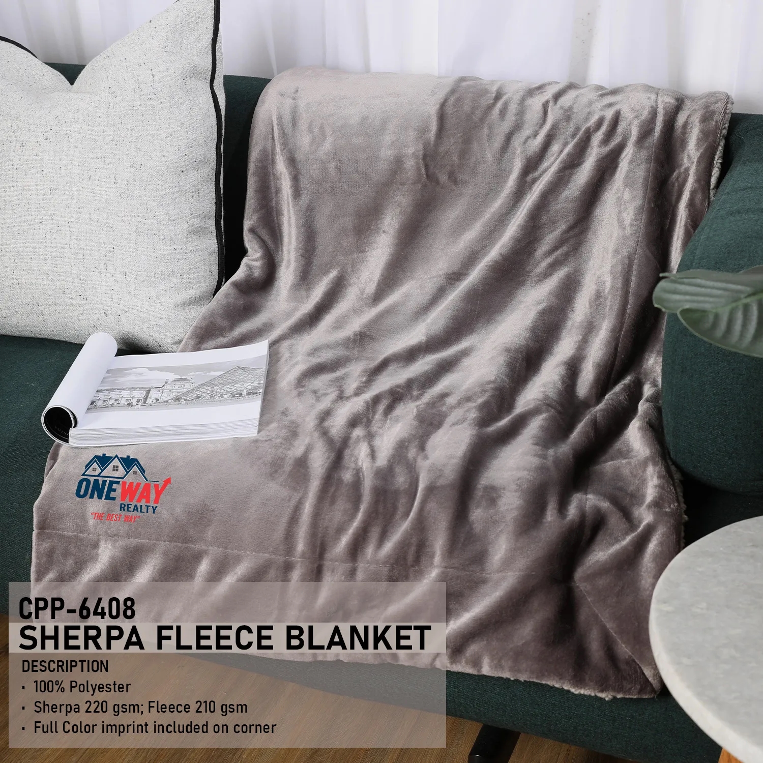Sherpa Fleece Blanket 5