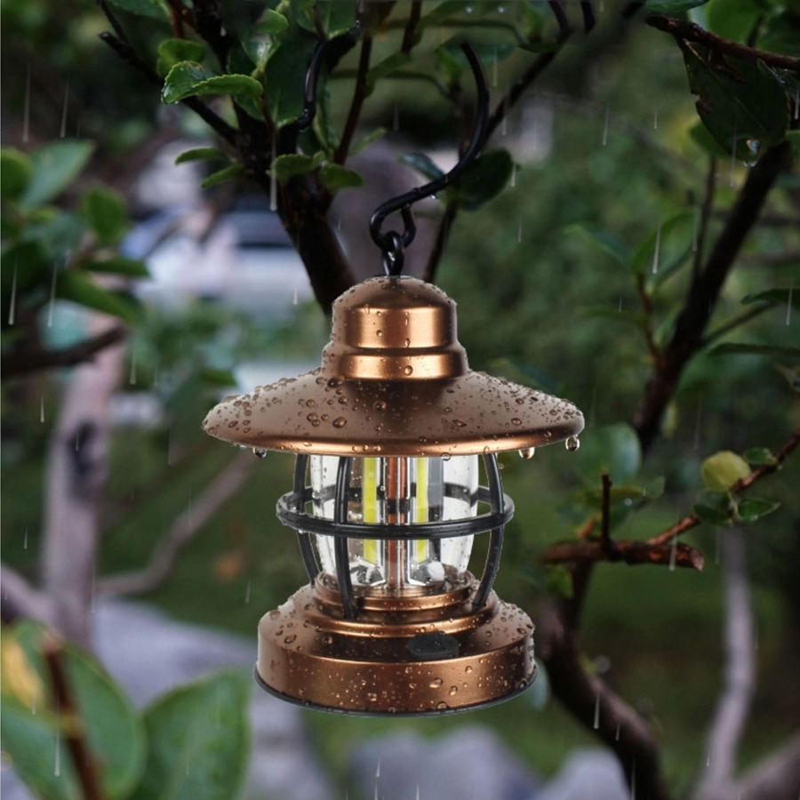 Small Retro Outdoor Camping Light & Picnic BBQ Lantern 12