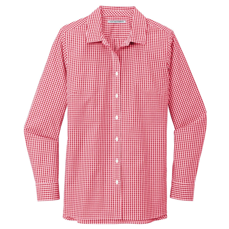 Port Authority Ladies Broadcloth Gingham Easy Care Shirt 19