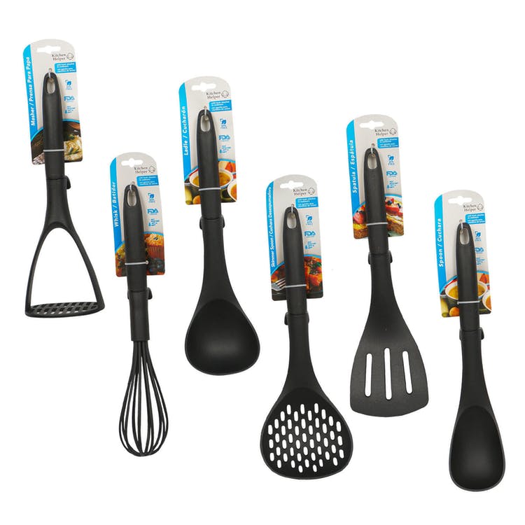 Kitchen Utensil Assortments - Black Plastic 2