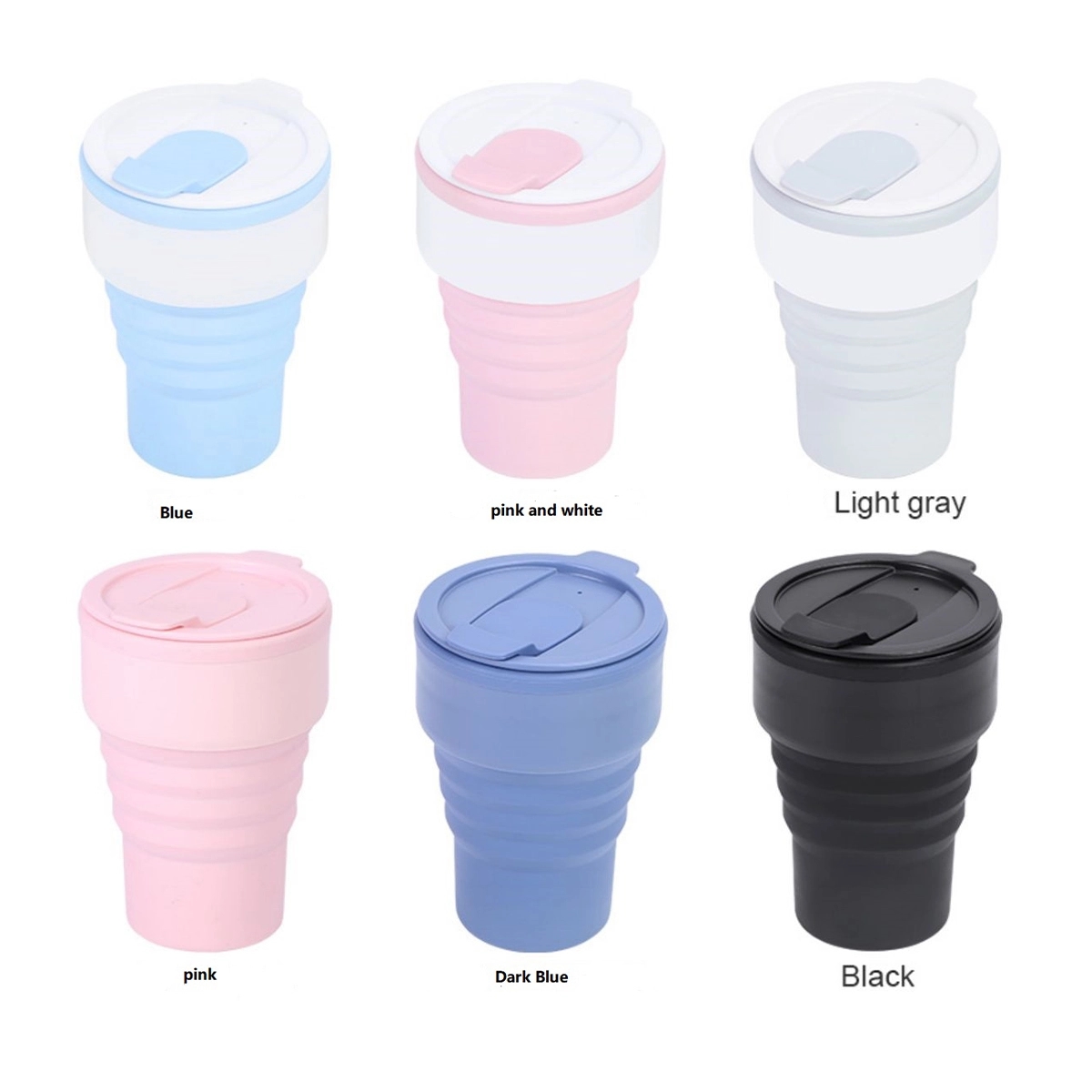 Pocket Collapsible Silicone Travel Coffee Cup 4