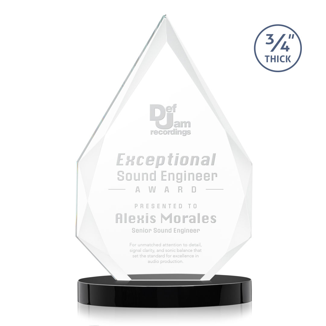 Hawthorne Award on Alberton Base - Black 3