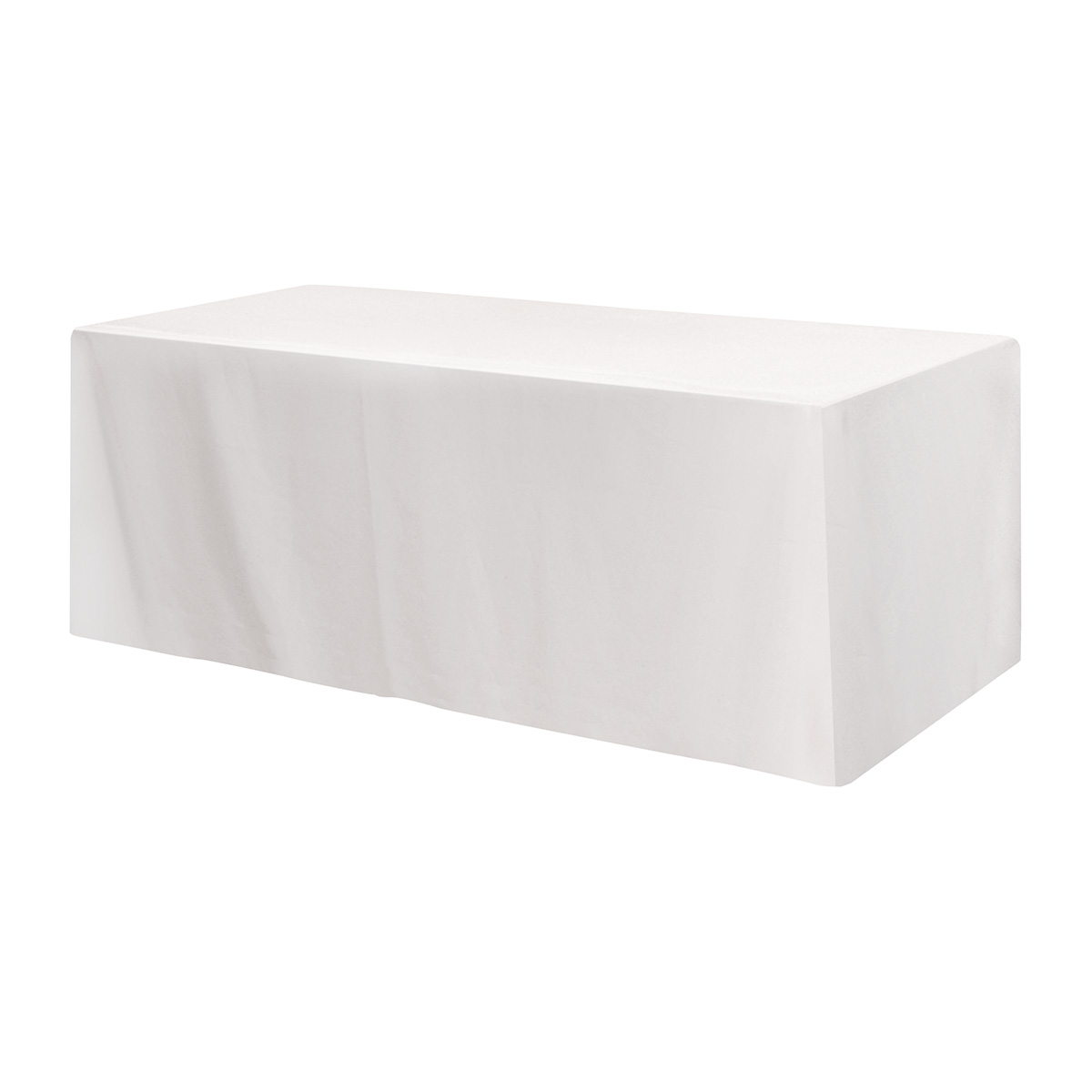 Fitted Poly/Cotton 4-sided Table Cover - Fits 8' Standard Table 6