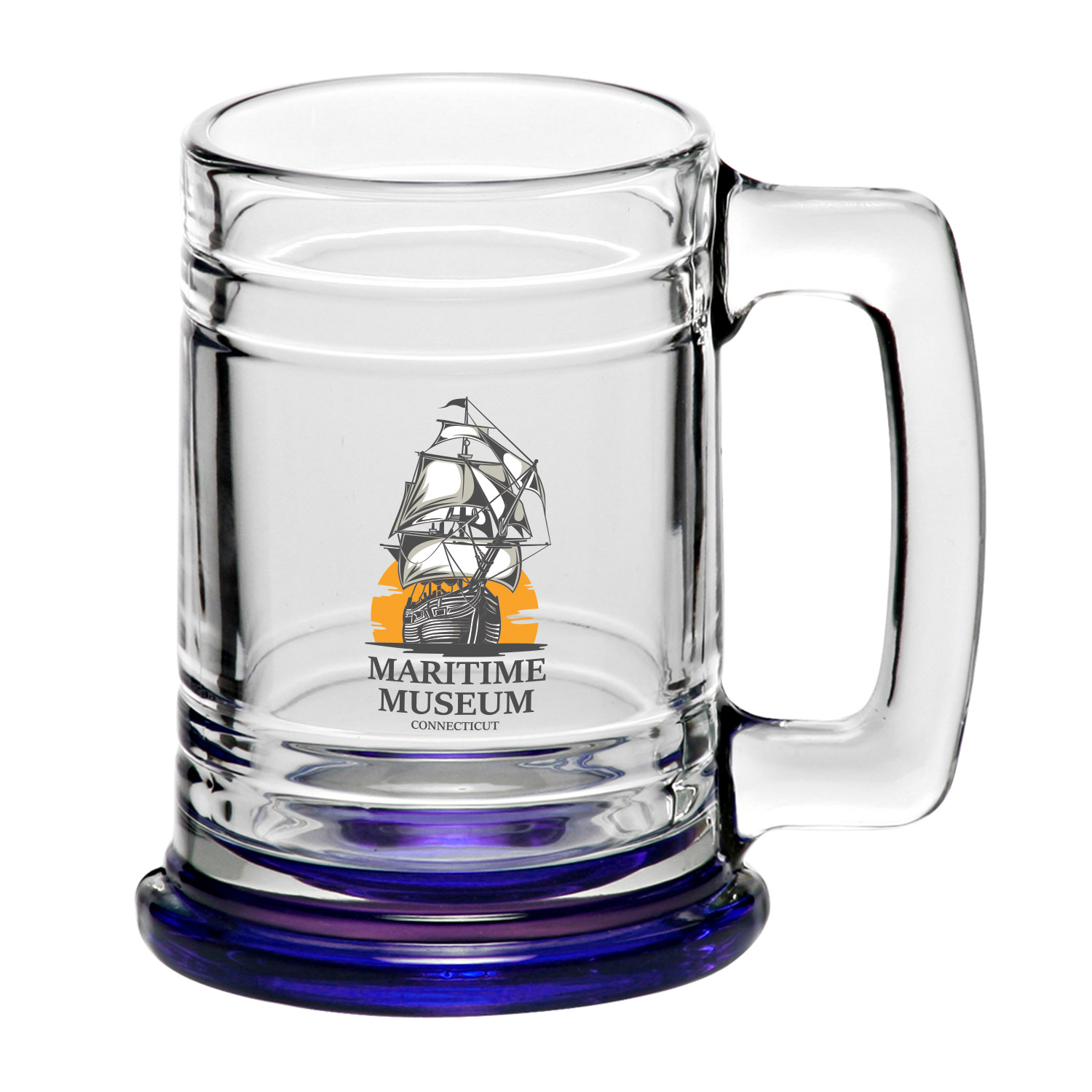 15 oz. Anchor Glass Beer Mugs (Engraved Imprint) 24