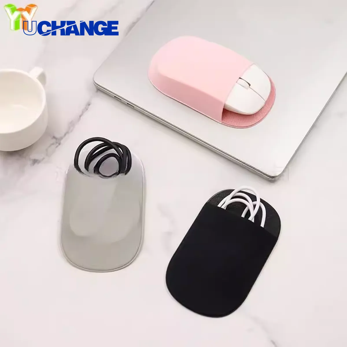 Self-Adhesive Laptop Mouse Storage Pocket 1