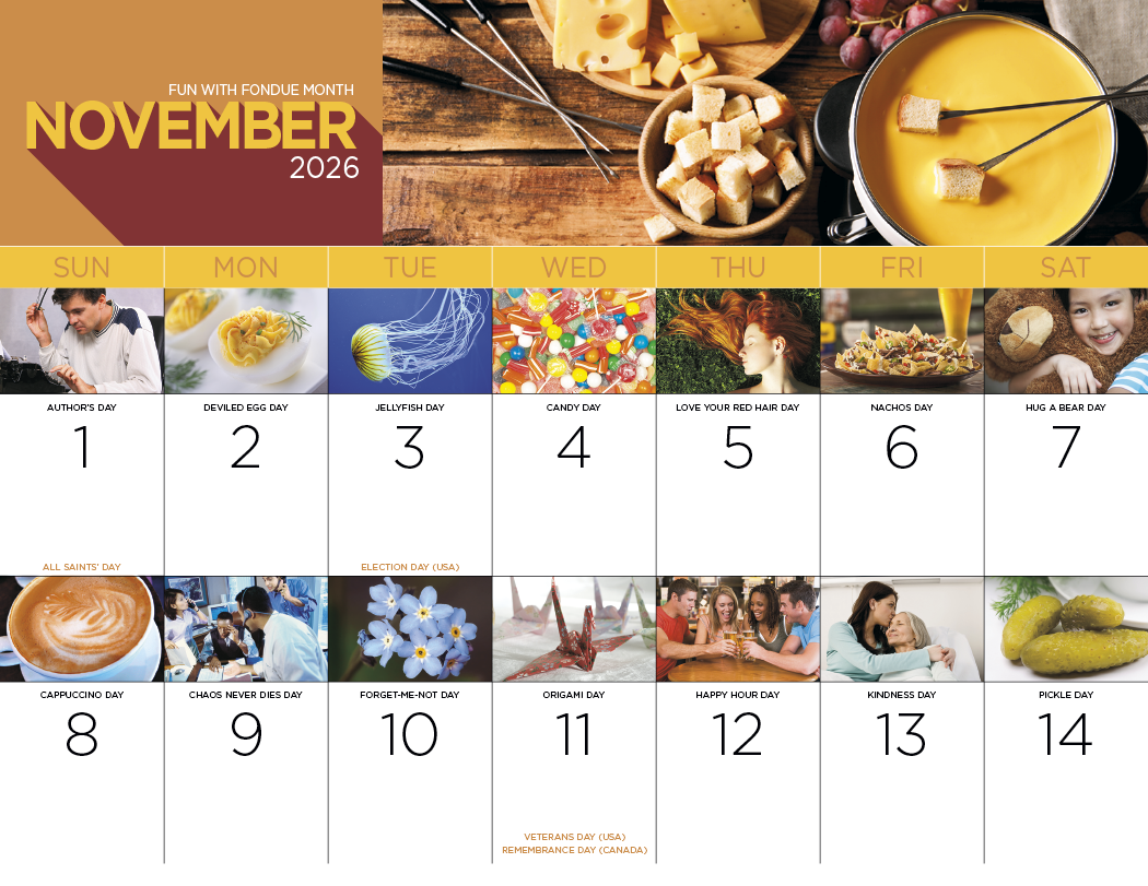 Good Value™ National Day - Spiral Calendar 34