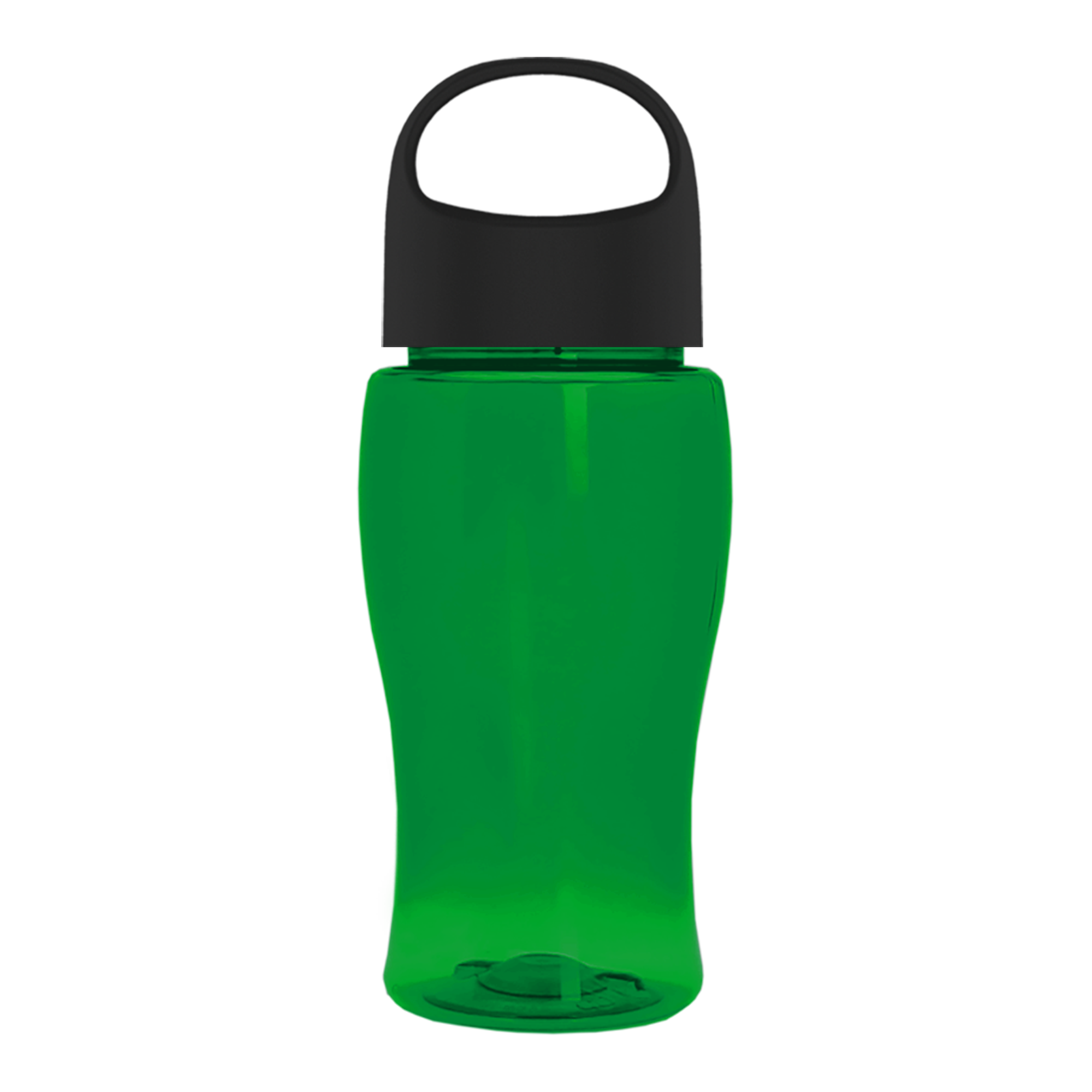 Poly-Pure Jr. - 18 oz. Transparent Bottle with Oval Crest 11