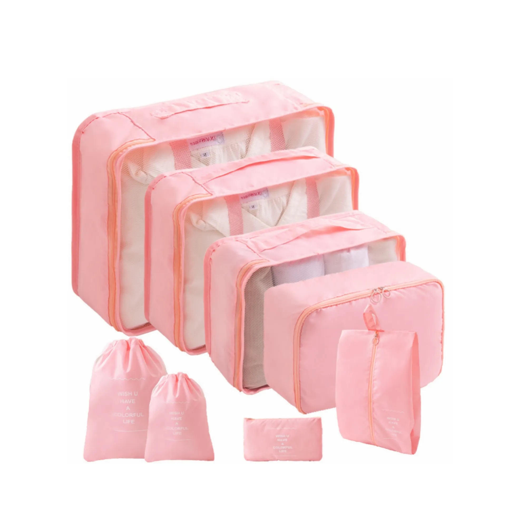 8-Piece Clothing Organizing Cubes 15.7" x 4.3" x 11.8" 4