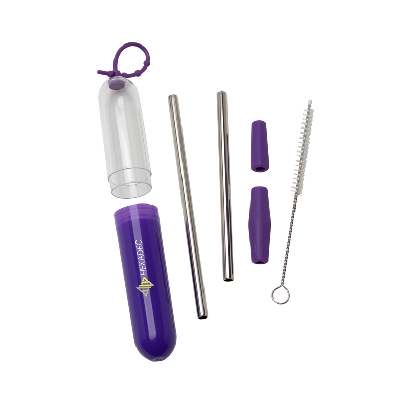 Paloma 5-Piece Stainless Steel Straw Set 13