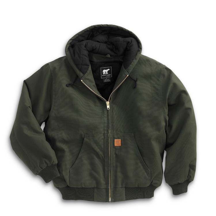 White Bear® Cotton Duck Hooded Jacket 2