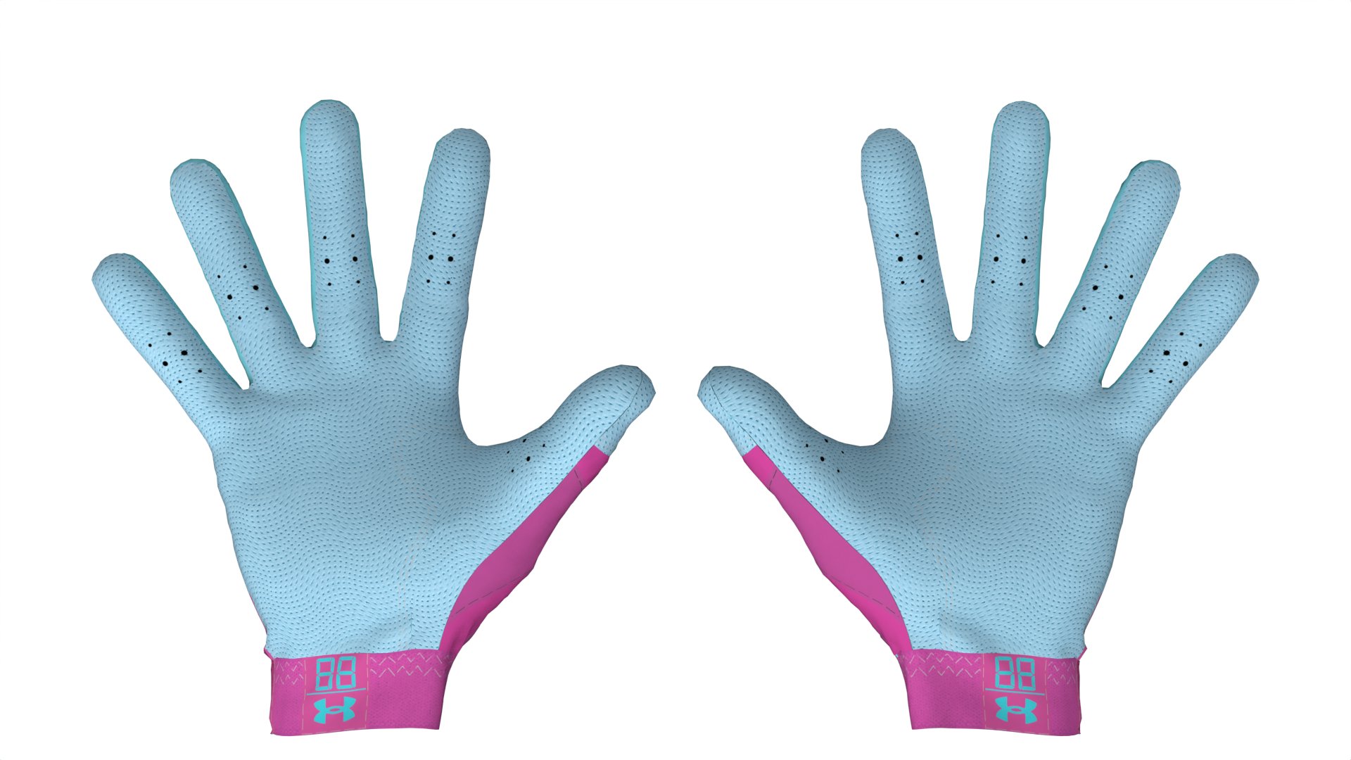 UA Clean Up Men's Batting Gloves 6