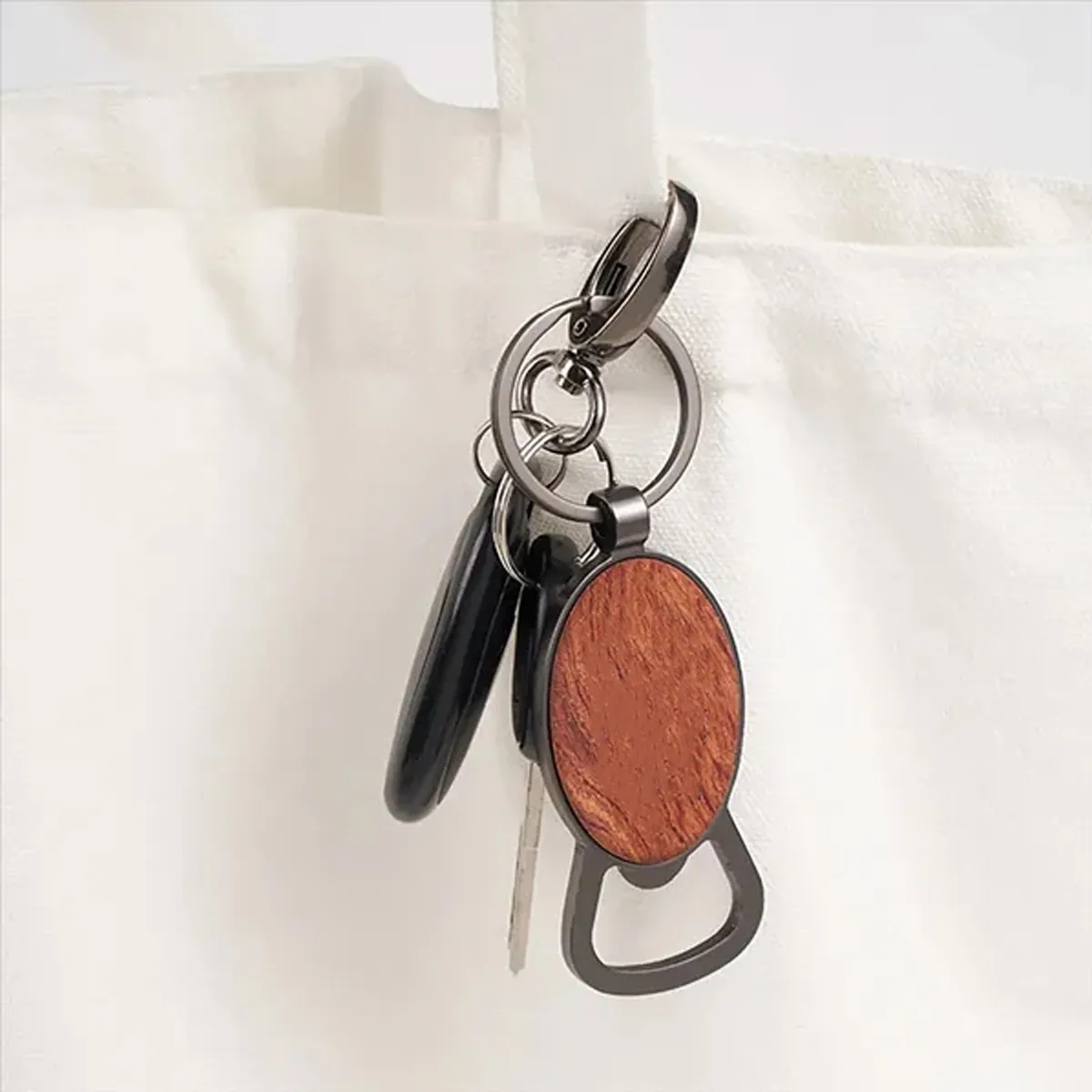 Wooden Bottle Opener Keychains 5