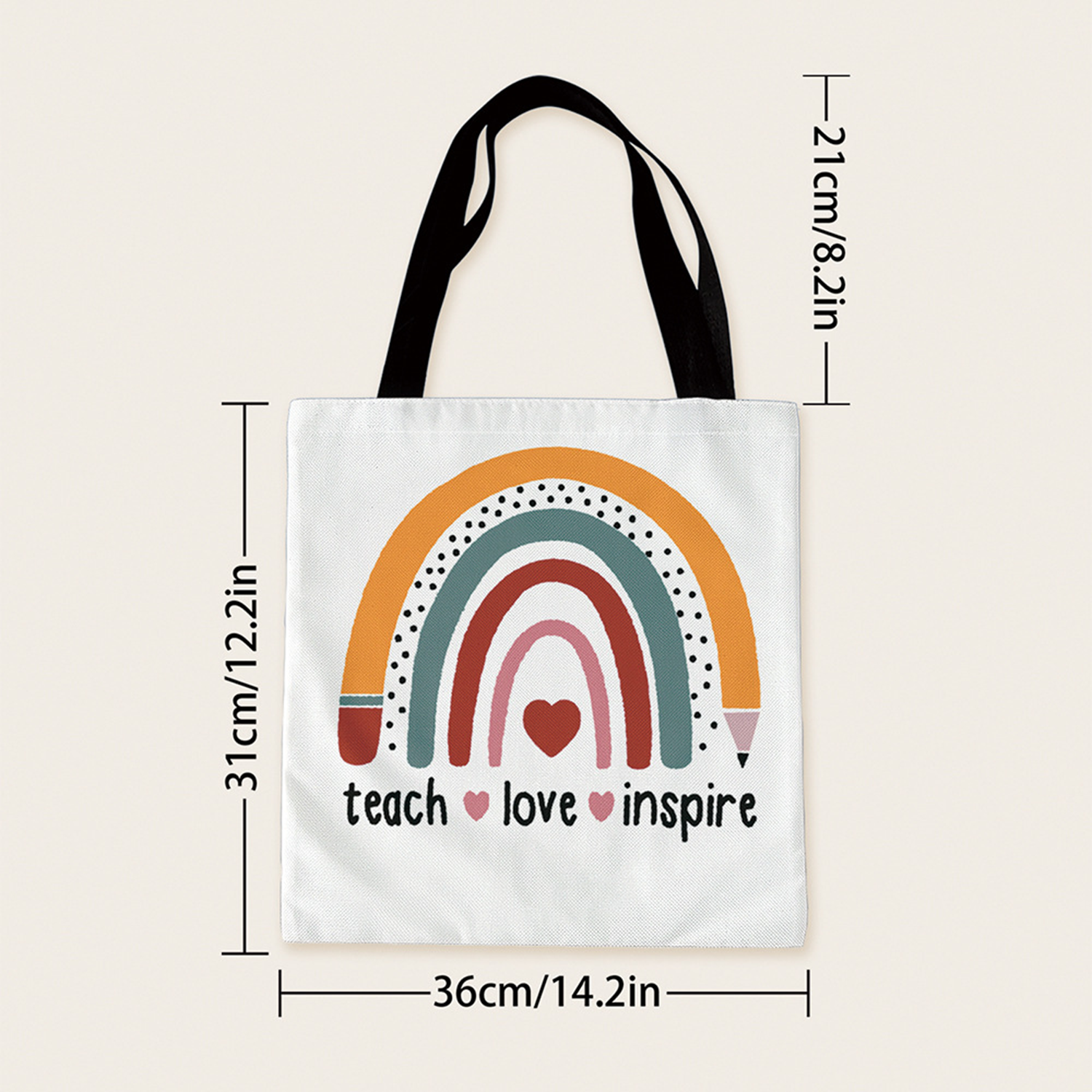 Customizable Canvas Tote Bag, custom tote bag with logo imprint 2