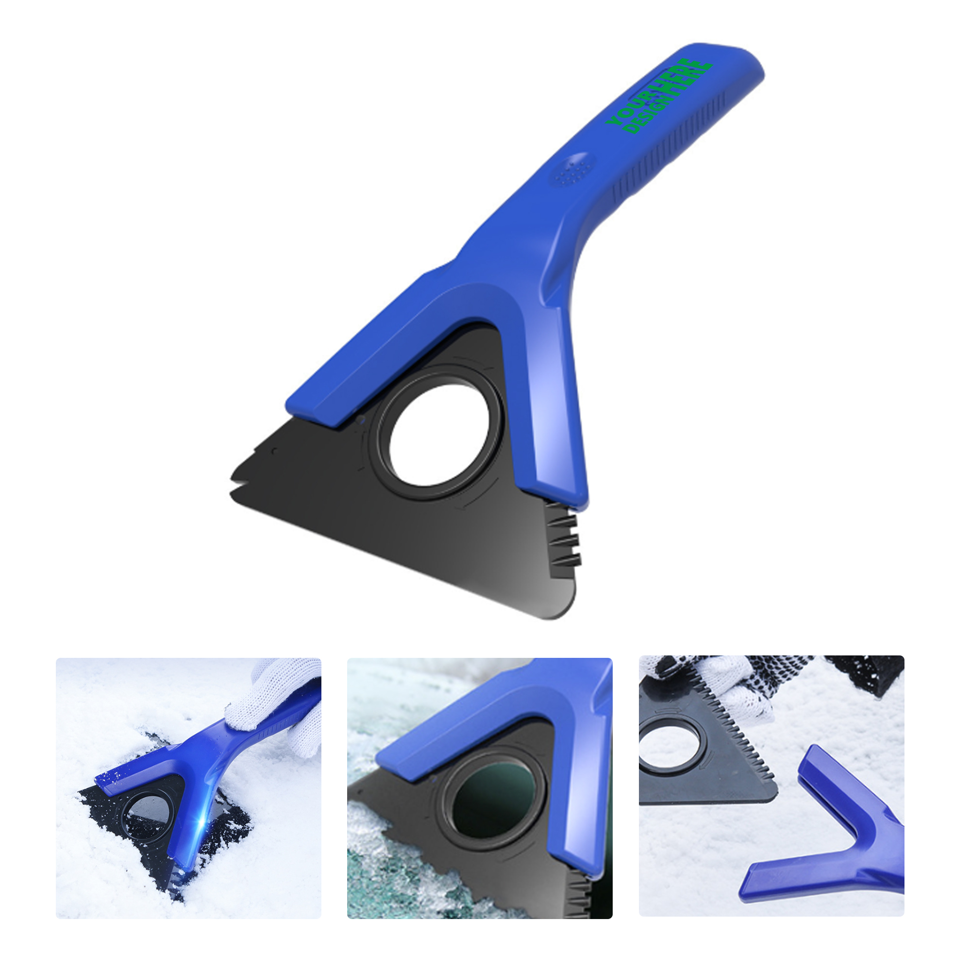 MOQ 50 Multi-Function Car Snow Scraper Ice Removal Tool 2
