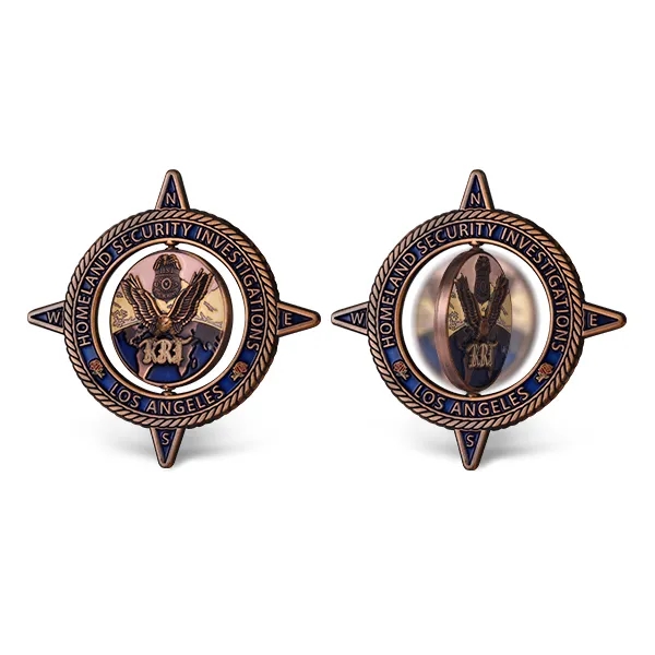 Spinner Challenge Coin 3