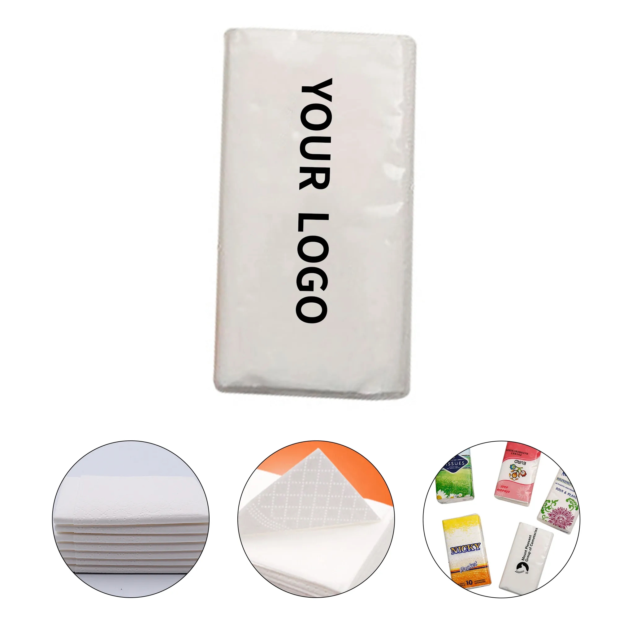 Portable Mini Tissue Pack with 8 Sheets 2